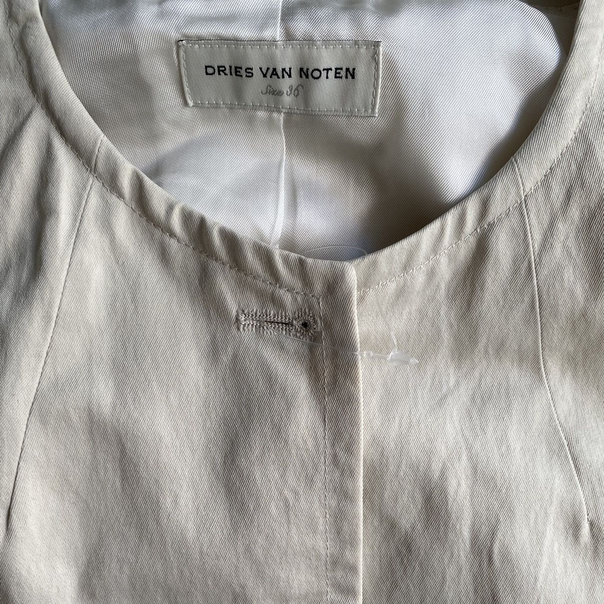 Dries Van Noten Back Leather Strap Bondage Jacket