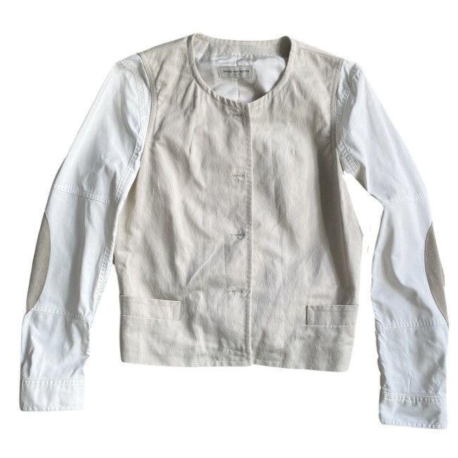 Dries Van Noten Back Leather Strap Bondage Jacket