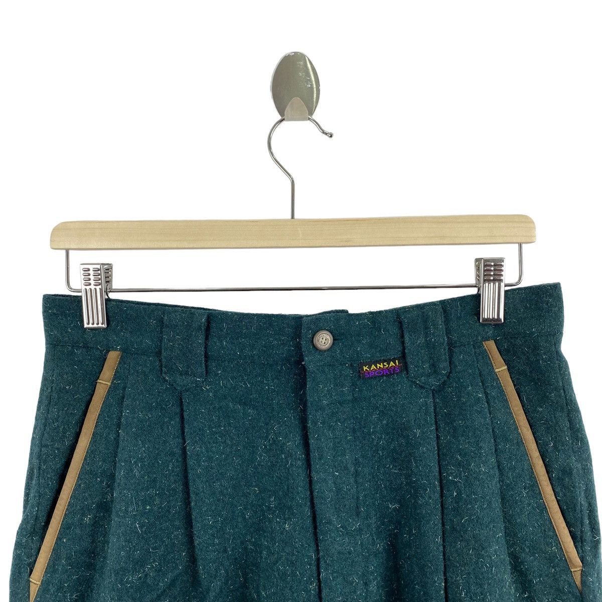 Kansai Yamamoto KANSAI SPORTS By Kansai Yamamoto Wool Trousers Casual Pant Size US 29 - 2 Thumbnail