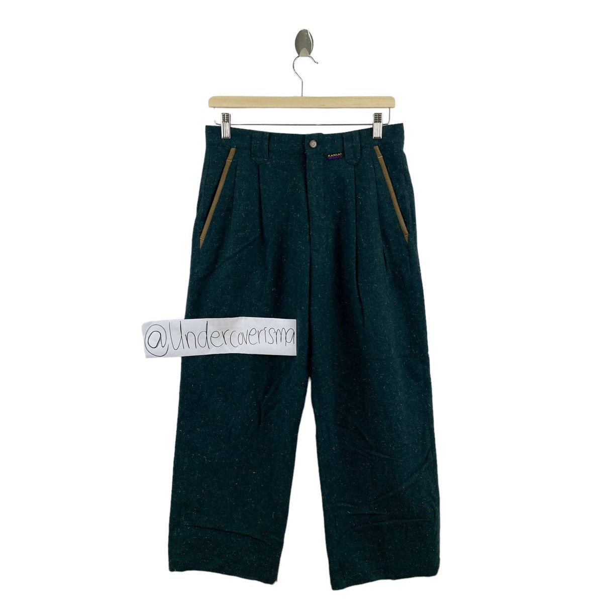 Kansai Yamamoto KANSAI SPORTS By Kansai Yamamoto Wool Trousers Casual Pant Size US 29 - 1 Thumbnail