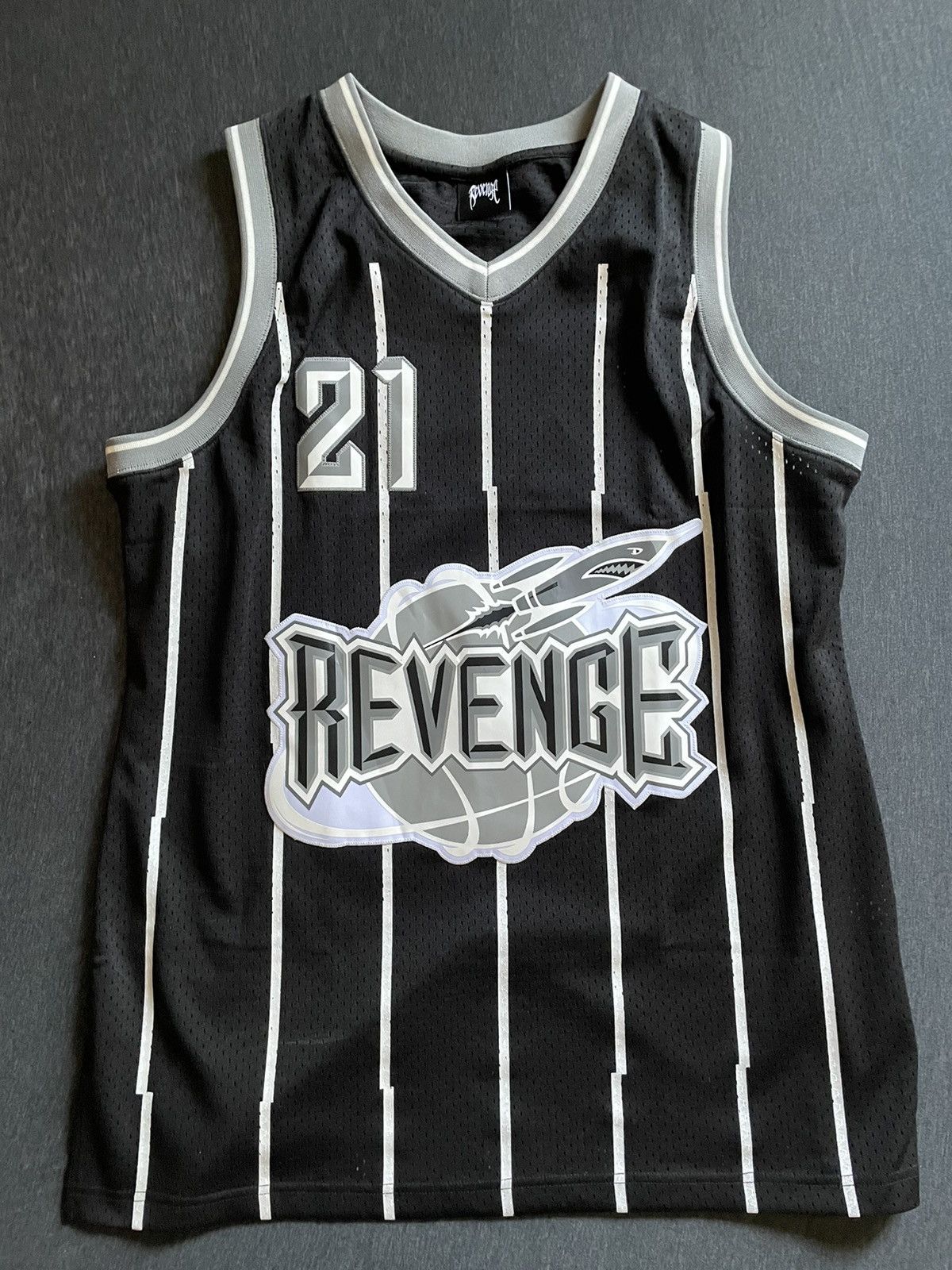 *RARE* Black/Gray Revenge orders Jersey