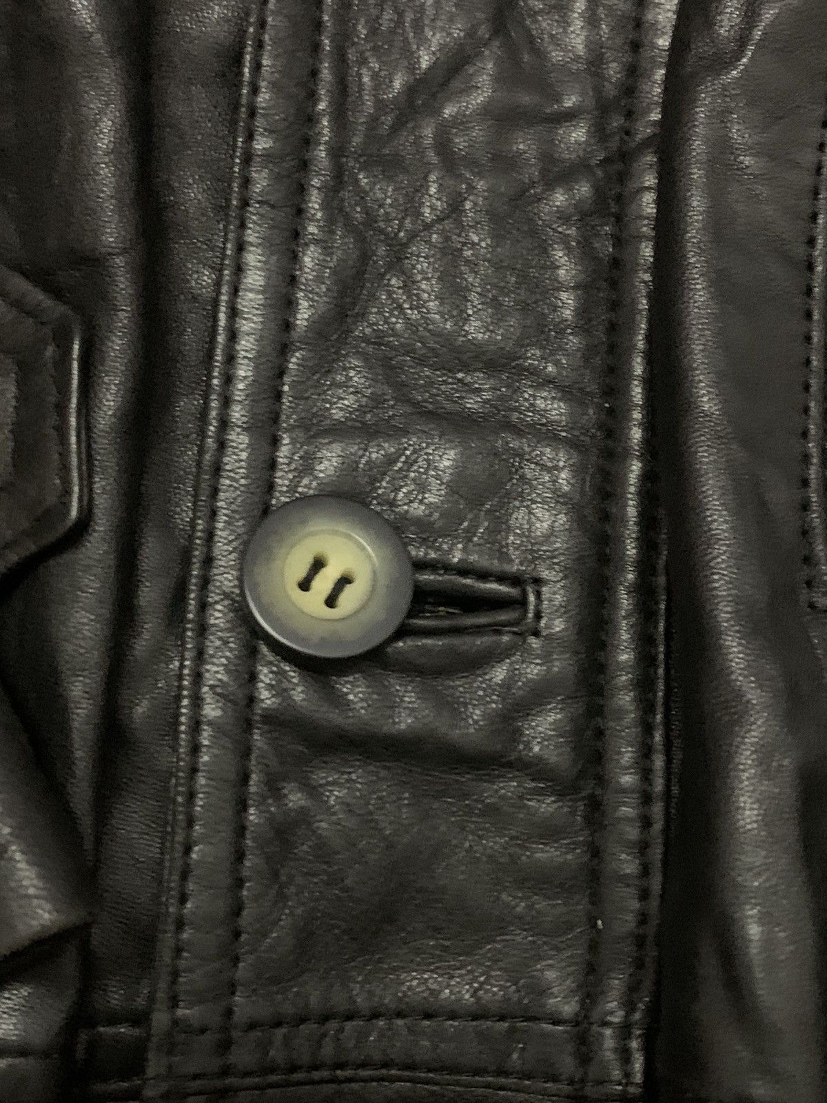 Designer Nice Vitrasa Spain Genuine Lamb Leather Jacket Size US L / EU 52-54 / 3 - 3 Thumbnail