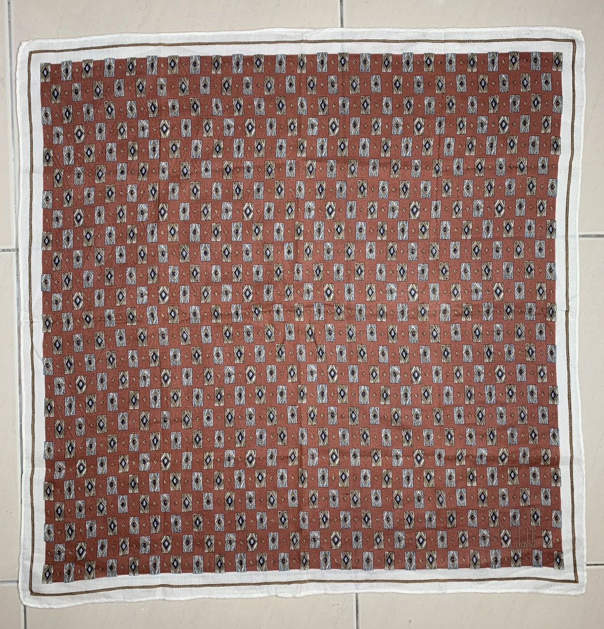 Designer Dunhill Handkerchief Pocketsquares Size ONE SIZE - 3 Thumbnail