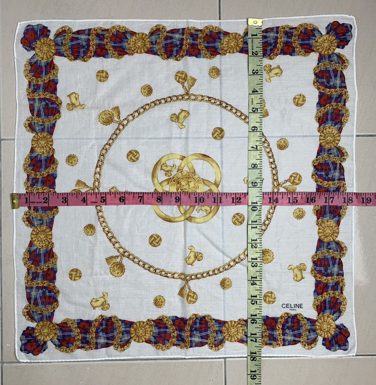 Celine Celine Handkerchief Pocketsquares Size ONE SIZE - 9 Thumbnail