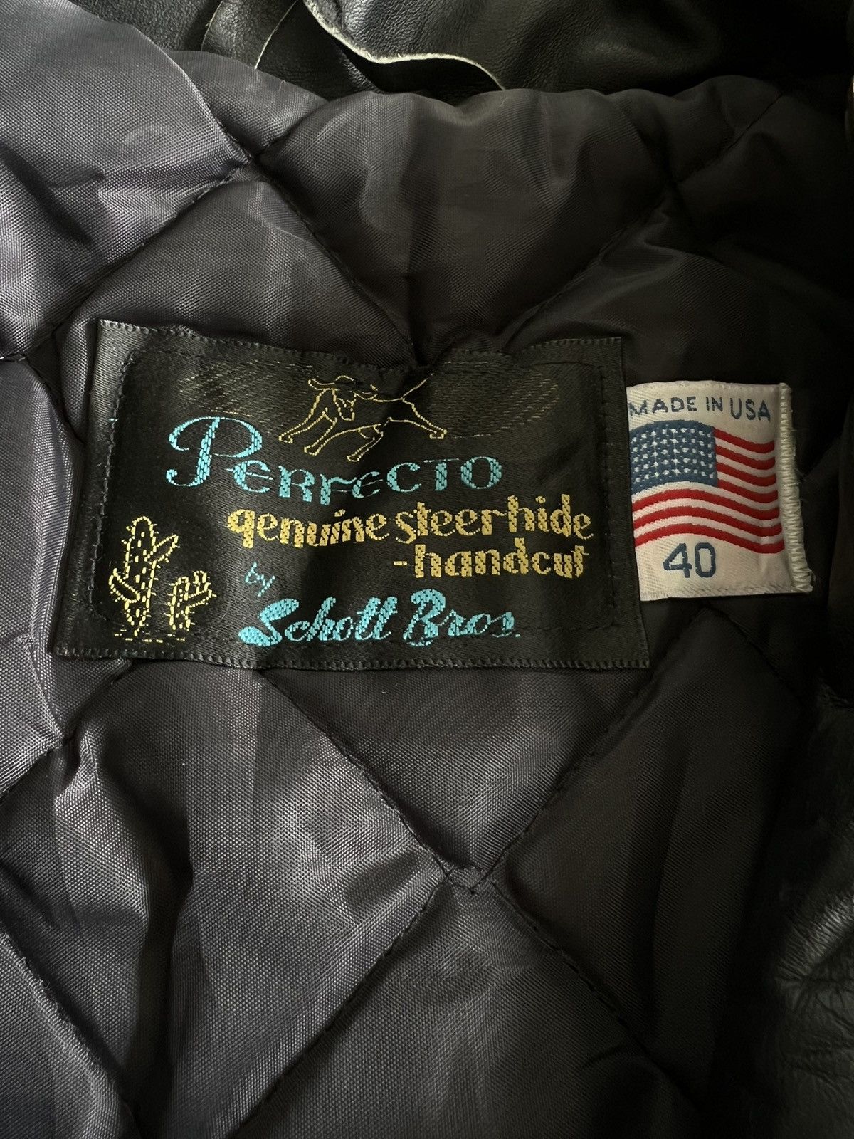 Schott 1960s Schott Bros Steerhide Handcut Perfecto Biker Jacket Size US M / EU 48-50 / 2 - 8 Thumbnail