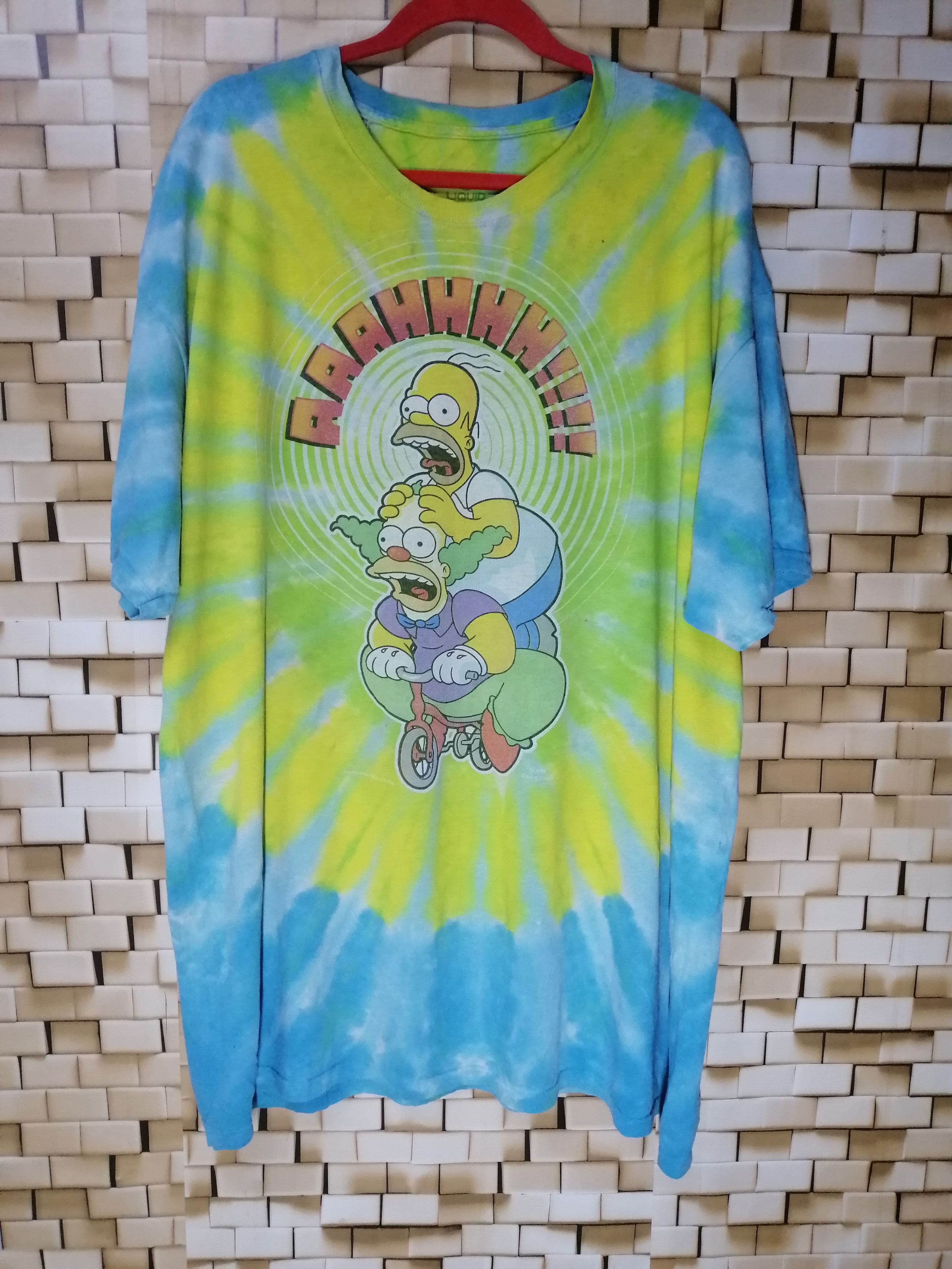 Cartoon Network × Liquid Blue × The Simpsons Tie Dye 90s mtv BART simsons beavis and butthead shirt Size US XXL / EU 58 / 5 - 1 Thumbnail