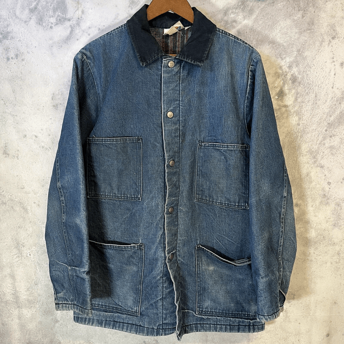 Vintage Dickies Blanket Lined Denim Chore Jacket 40 | Grailed