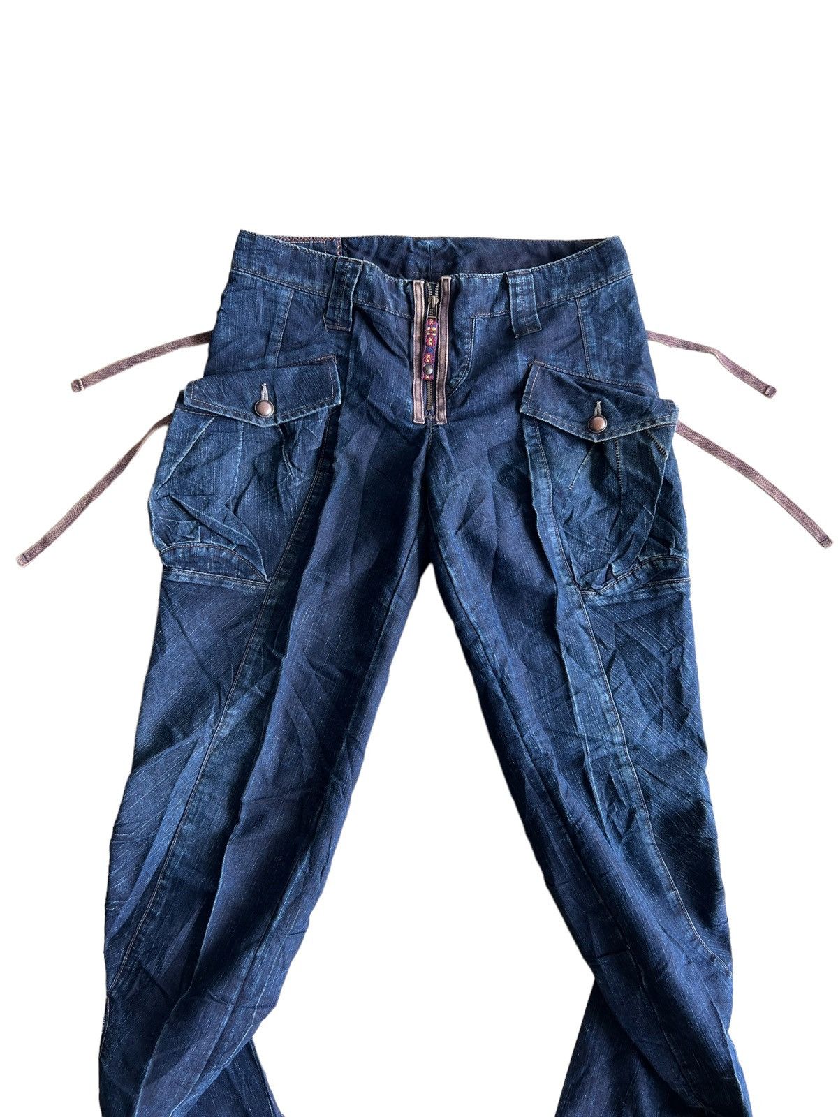 パンツ \"MARITHE FRANCOIS GIRBAUD\" Bondage Pants marithe francois girbaud denim bondage pants - ASYM