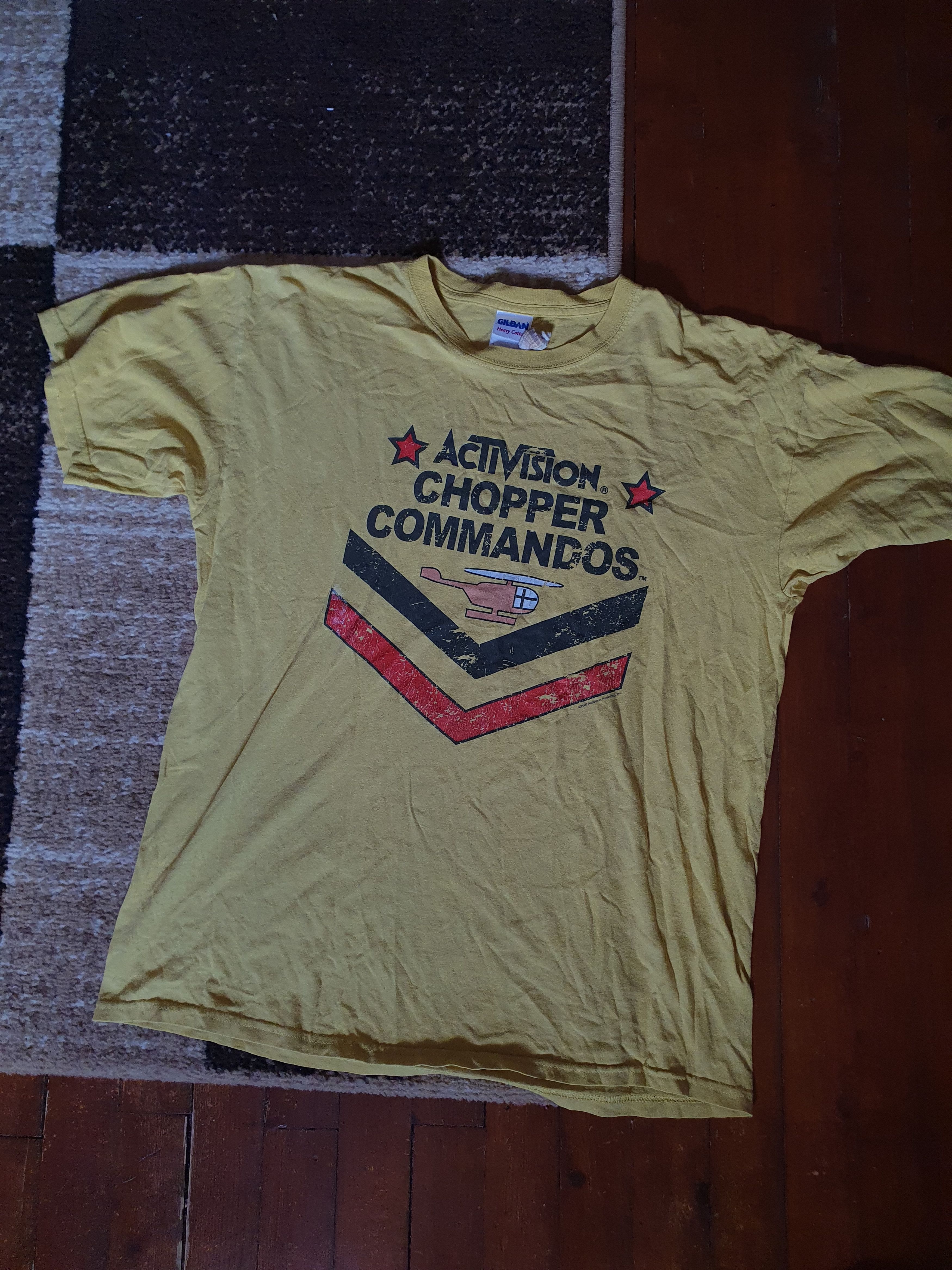 Gildan Activision Chopper Commandos 2007 Atari Video Game tee,sz L Size US L / EU 52-54 / 3 - 2 Thumbnail