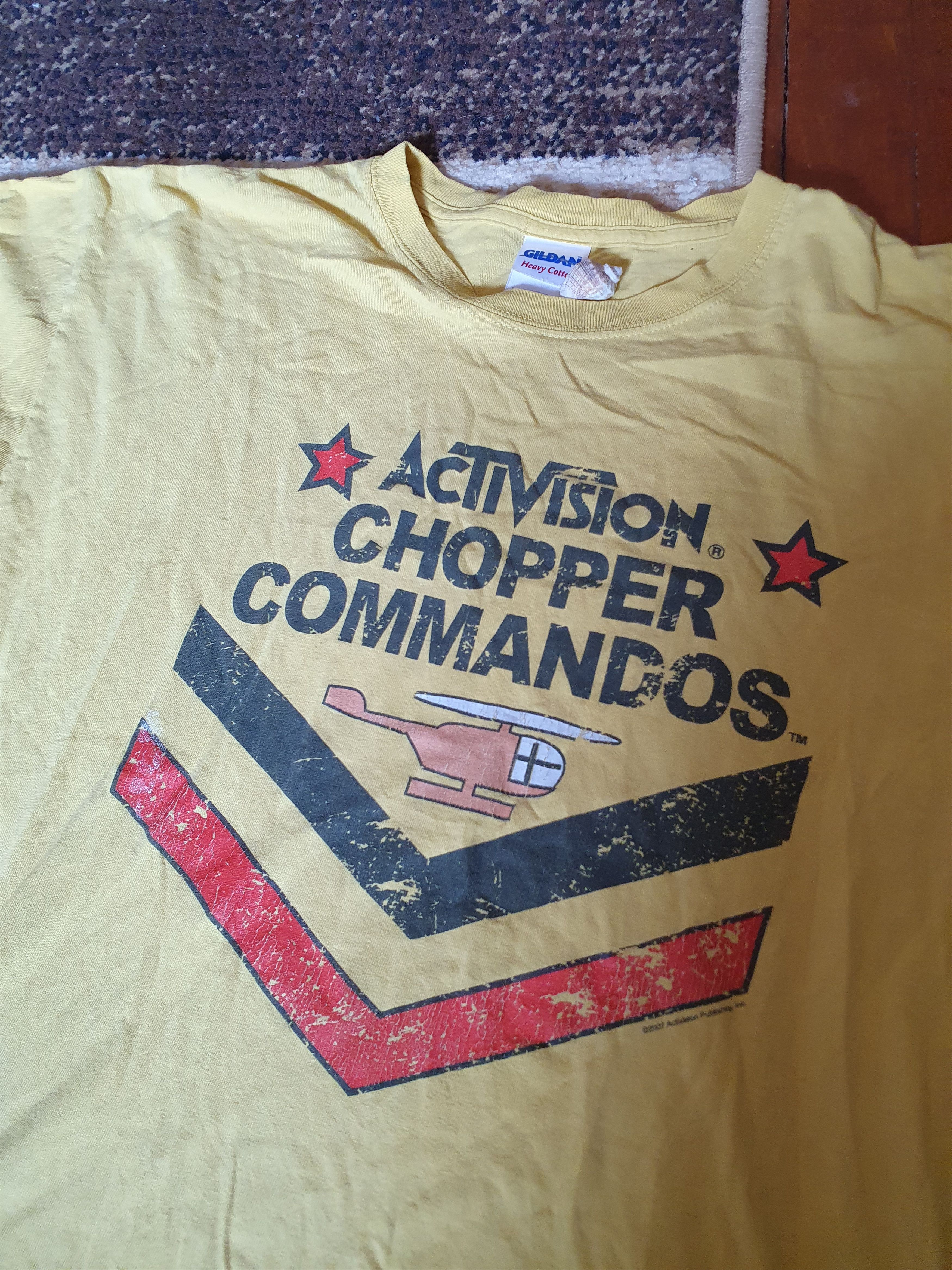 Gildan Activision Chopper Commandos 2007 Atari Video Game tee,sz L Size US L / EU 52-54 / 3 - 4 Thumbnail