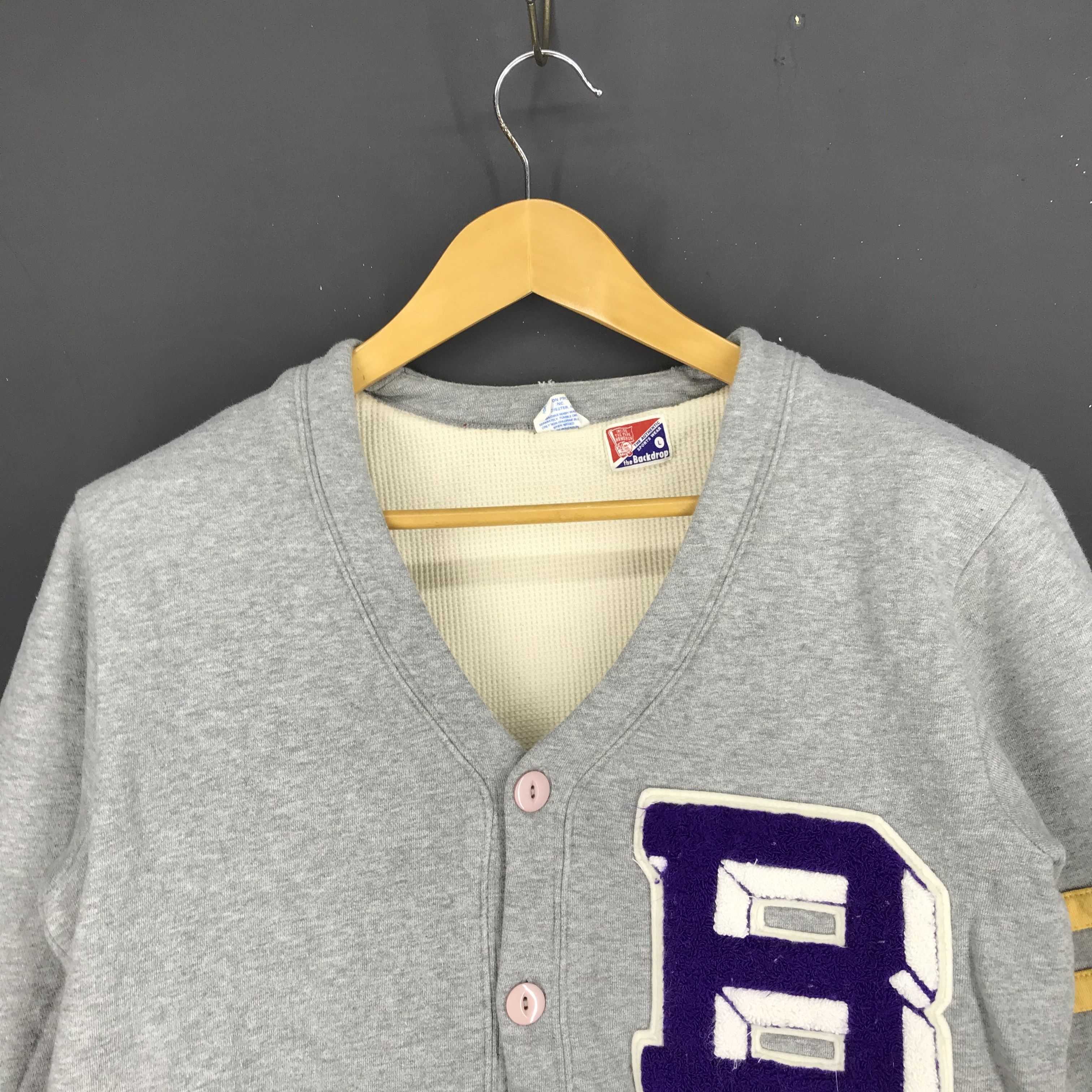 Champion Vintage CHAMPION THE BACKDROP Button Sweatshirt #2332-81 Size US M / EU 48-50 / 2 - 2 Thumbnail