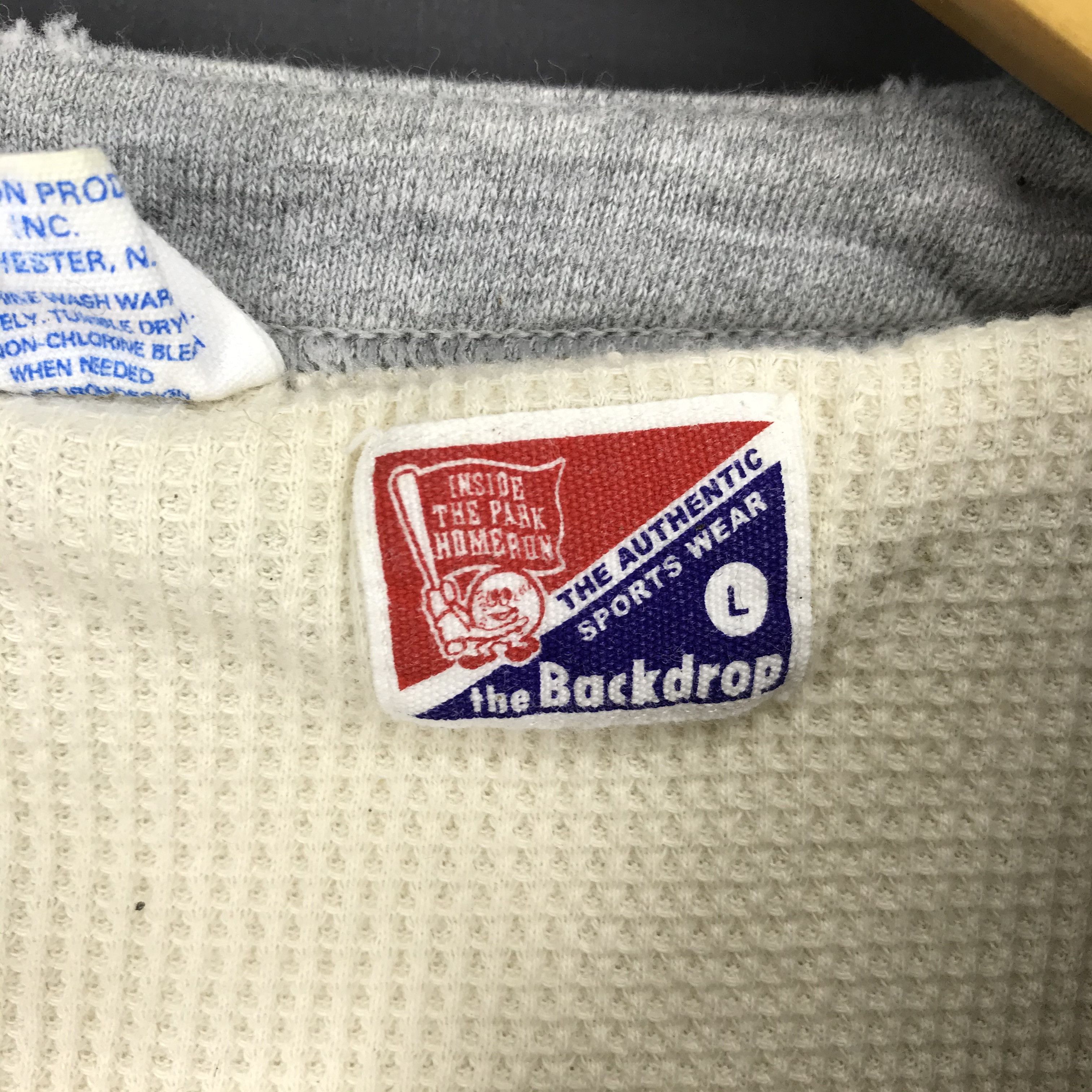 Champion Vintage CHAMPION THE BACKDROP Button Sweatshirt #2332-81 Size US M / EU 48-50 / 2 - 7 Thumbnail