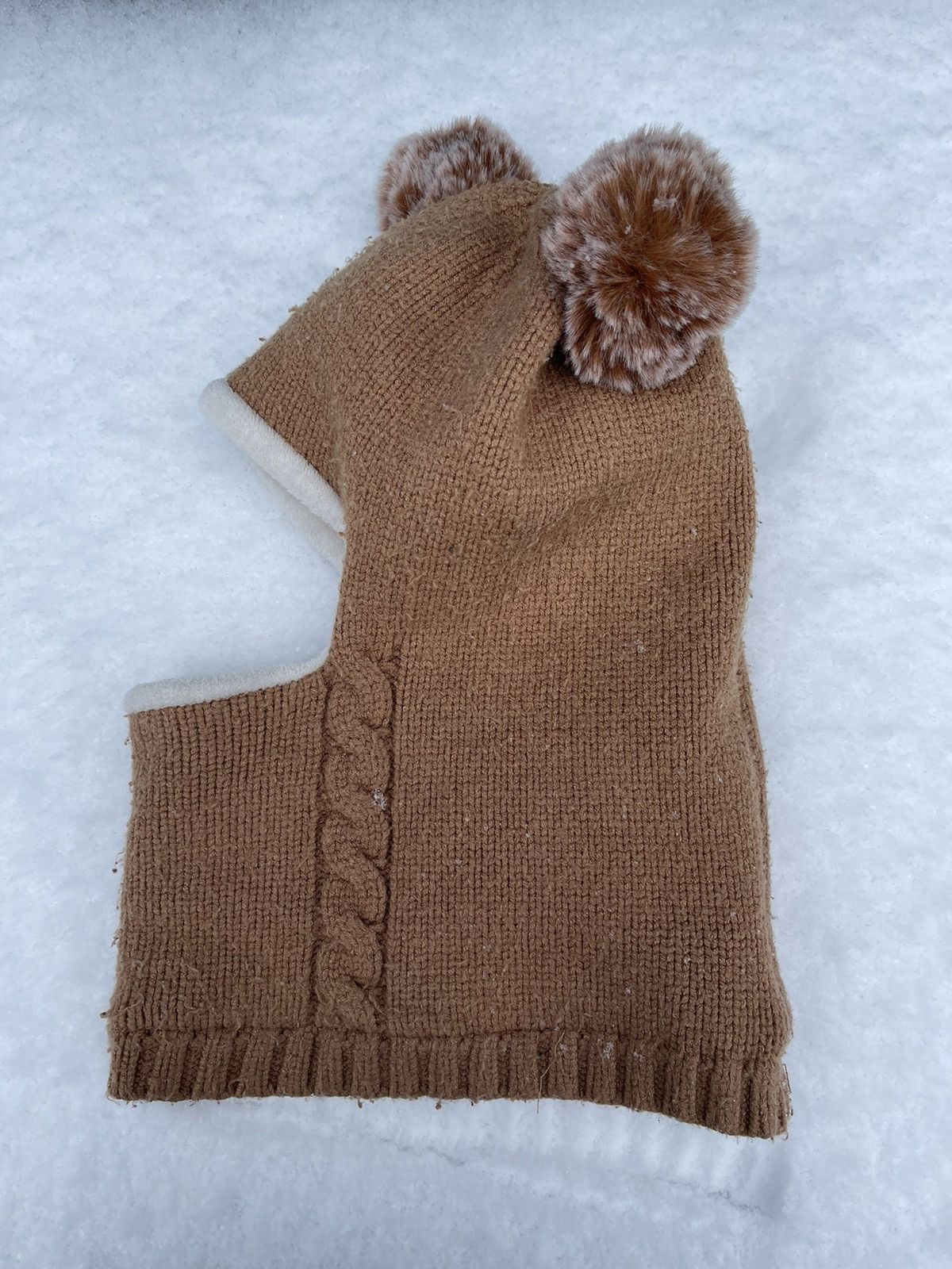 Vintage Avant garde vintage snow hat rare trapper cute animal cat🙇‍♂️ Size ONE SIZE - 3 Thumbnail