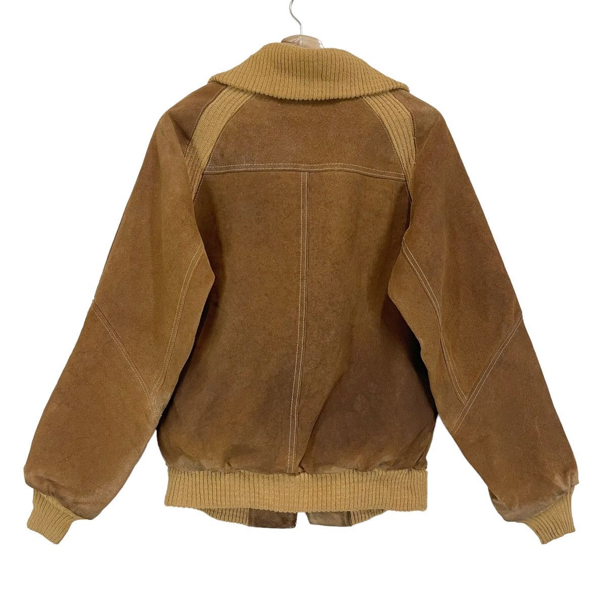 Leather Vintage 70s William Barry Leather Varsity Jacket Size M Size US M / EU 48-50 / 2 - 6 Thumbnail