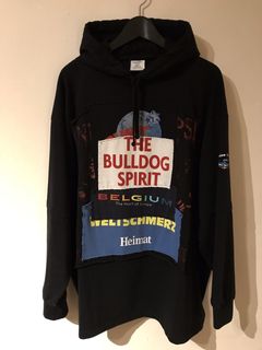 Vetements VETEMENTS The Bulldog Spirit Patchwork Hoodie Grailed