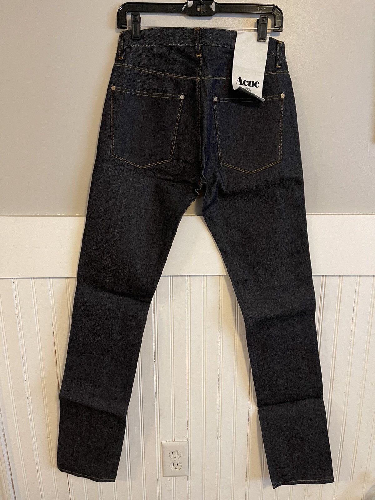 Acne Studios Final Drop-NWT Max Raw Denim 29x34 Size US 29 - 4 Thumbnail