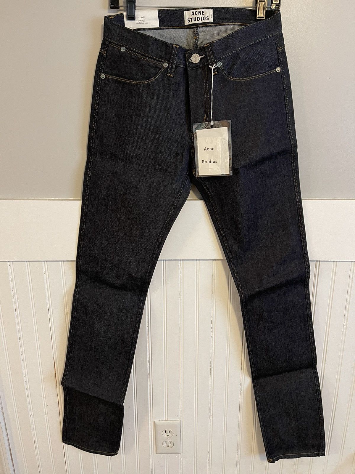 Acne Studios Final Drop-NWT Max Raw Denim 29x34 Size US 29 - 1 Thumbnail