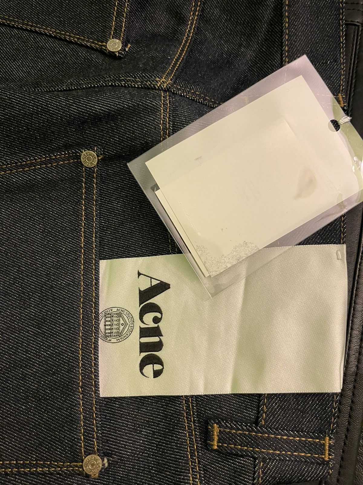 Acne Studios Final Drop-NWT Max Raw Denim 29x34 Size US 29 - 7 Thumbnail