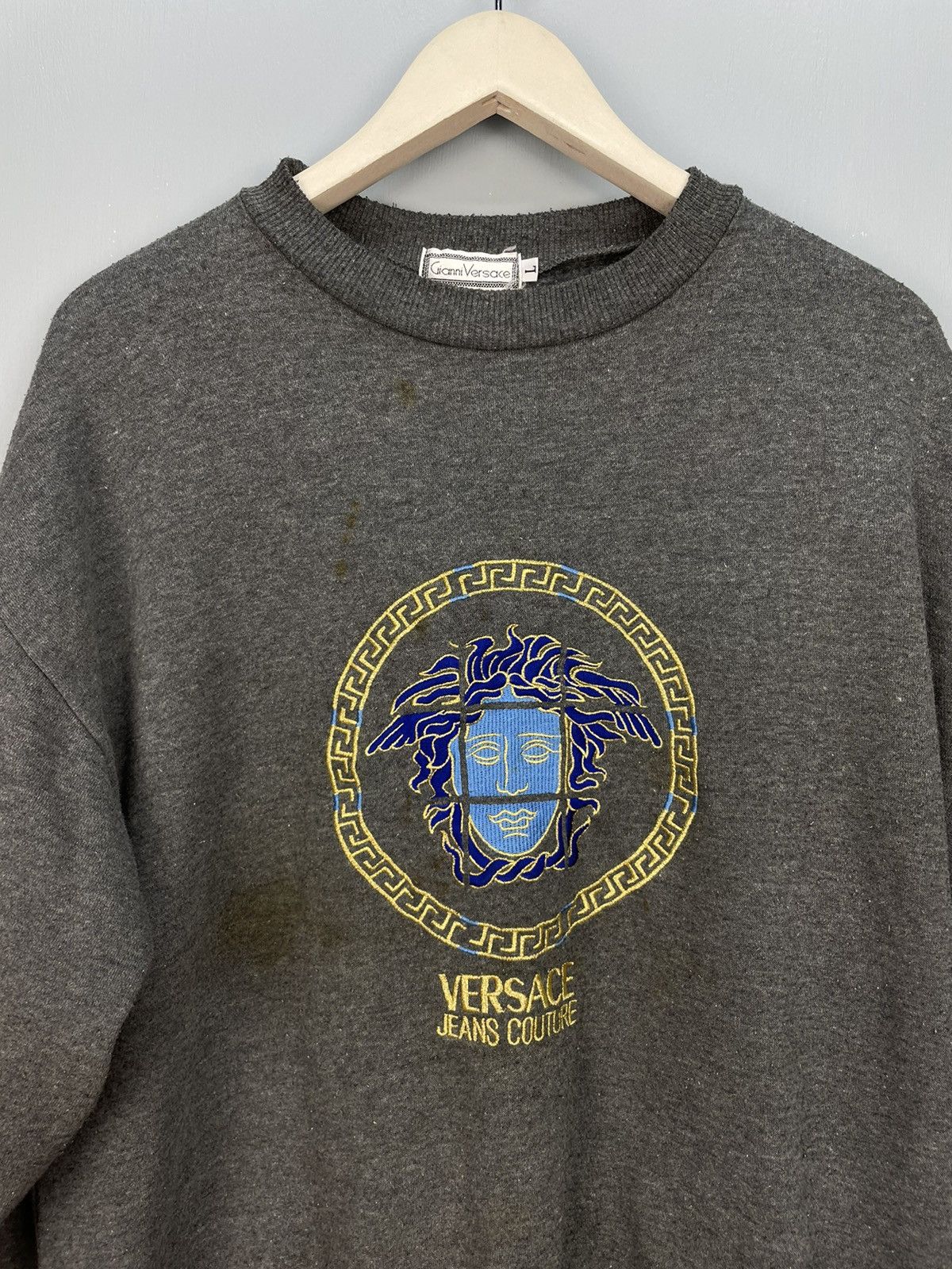 Versace Vintage 90s Gianni Versace sweatshirt Size US L / EU 52-54 / 3 - 3 Thumbnail