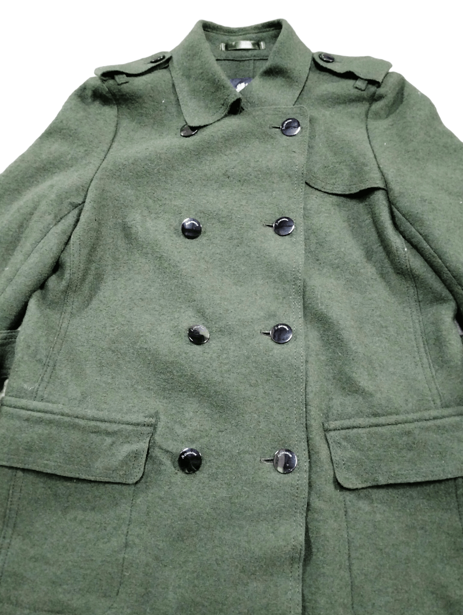 Aquascutum Vintage Aquascutum Double Breasted Belted Wool Jacket Size S / US 4 / IT 40 - 9 Thumbnail