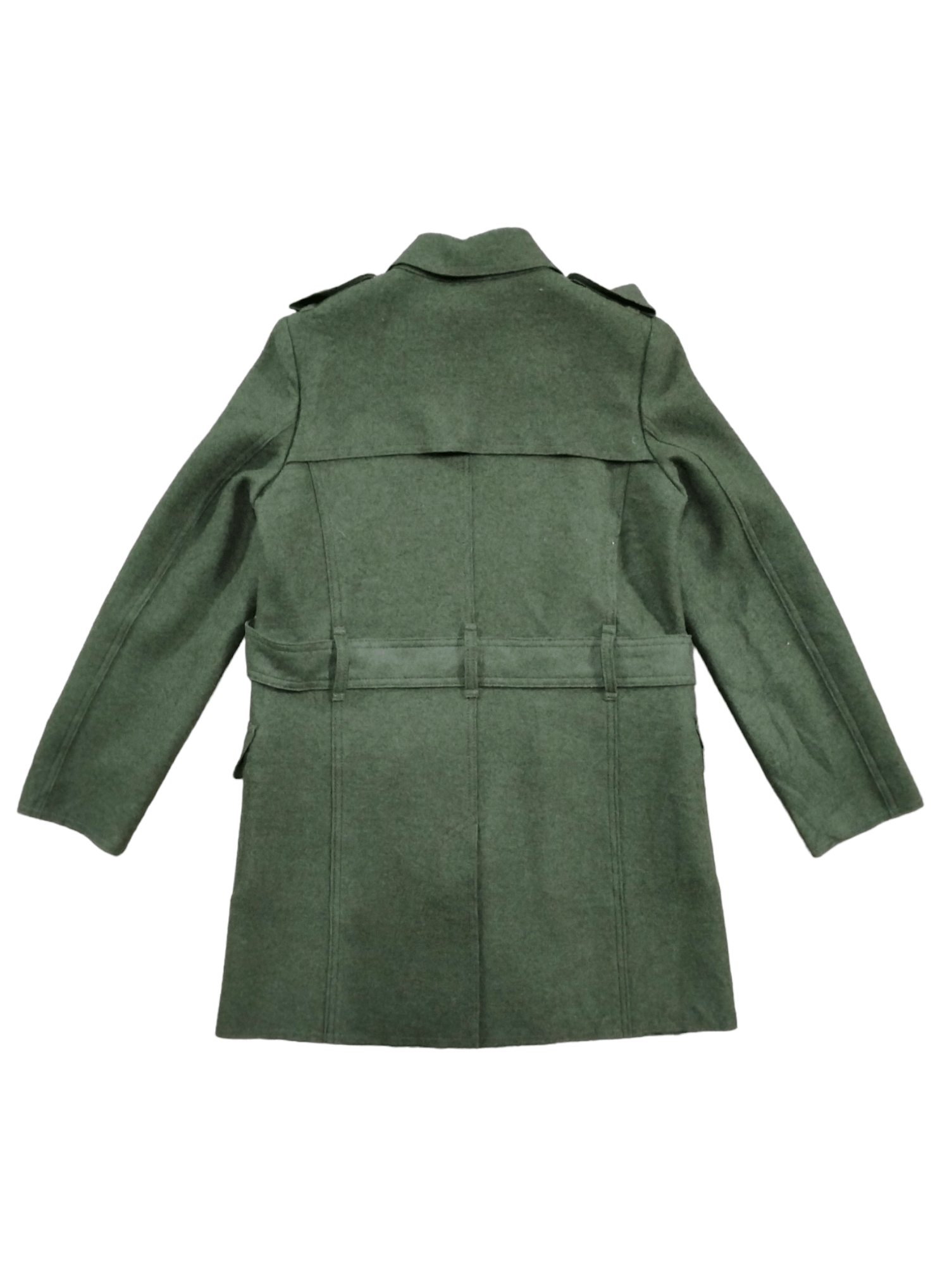 Aquascutum Vintage Aquascutum Double Breasted Belted Wool Jacket Size S / US 4 / IT 40 - 2 Thumbnail