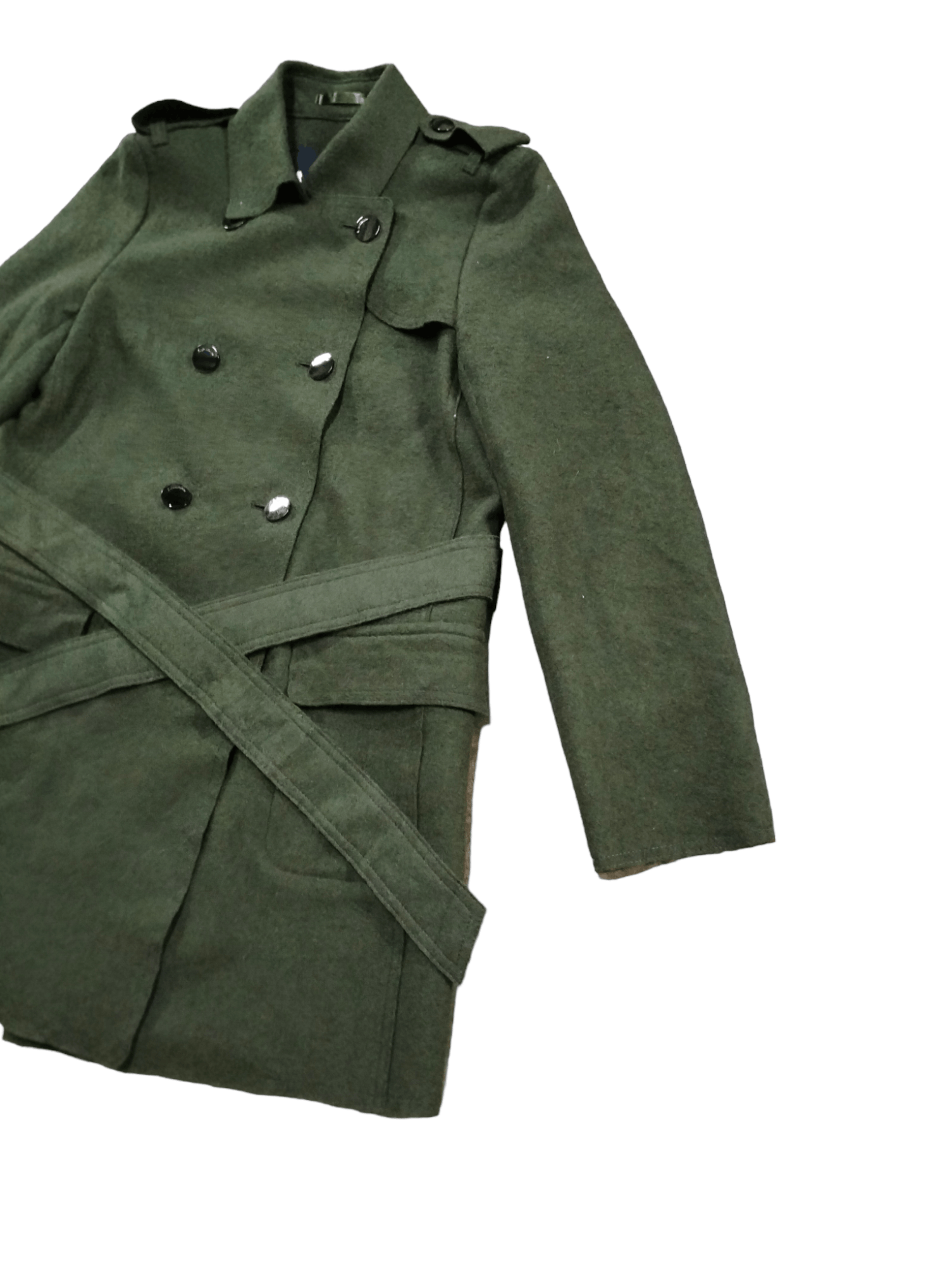 Aquascutum Vintage Aquascutum Double Breasted Belted Wool Jacket Size S / US 4 / IT 40 - 4 Thumbnail