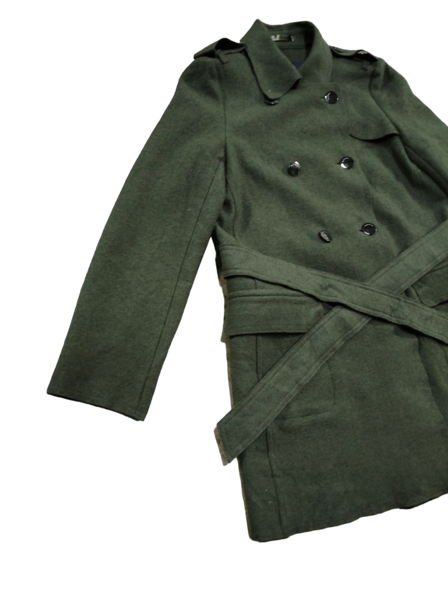 Aquascutum Vintage Aquascutum Double Breasted Belted Wool Jacket Size S / US 4 / IT 40 - 5 Thumbnail