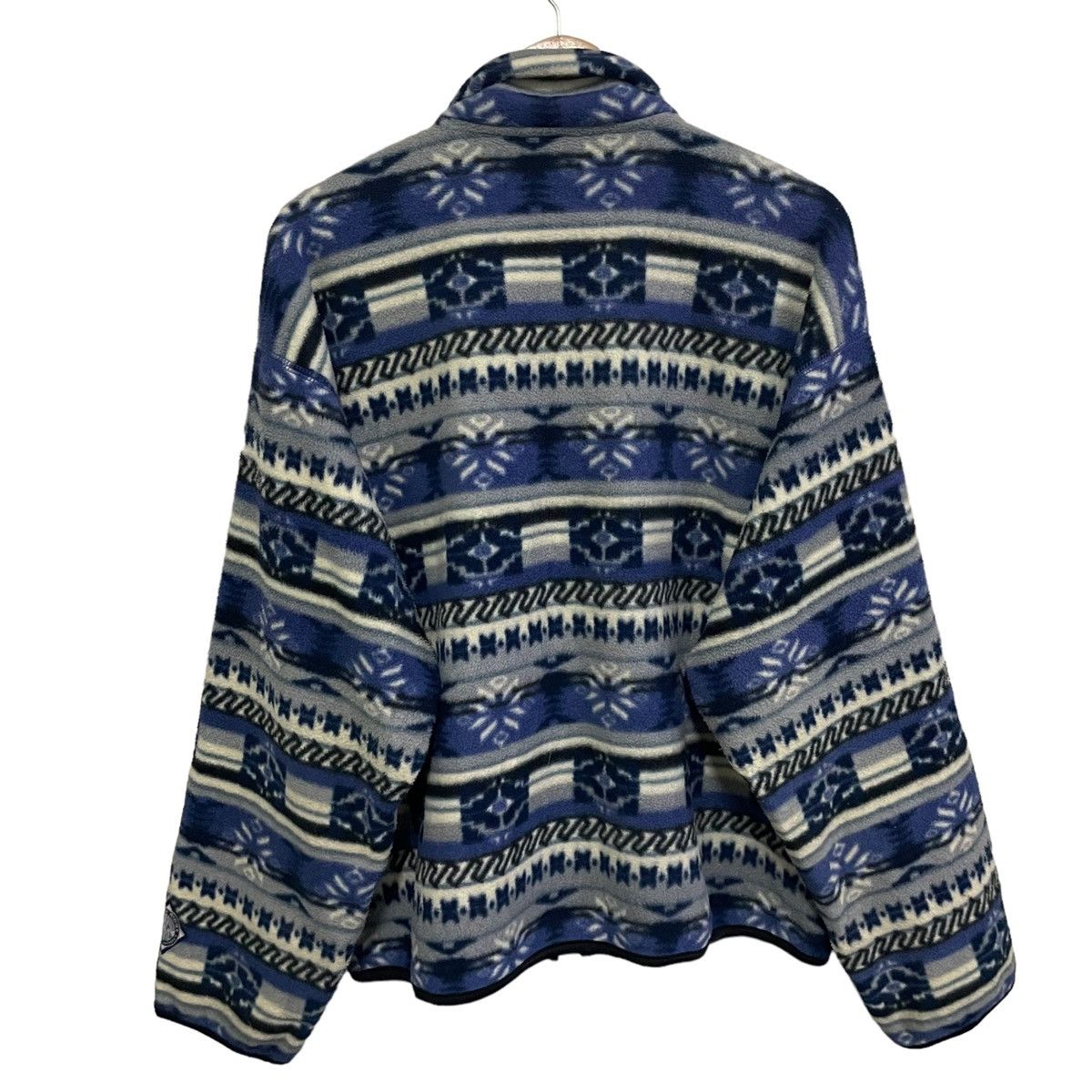 Aztech Mountain × Japanese Brand × Vintage 💥 TIMBER RIDGE AZTECH ZIPPER FLEECE SWEATER Size US L / EU 52-54 / 3 - 7 Thumbnail