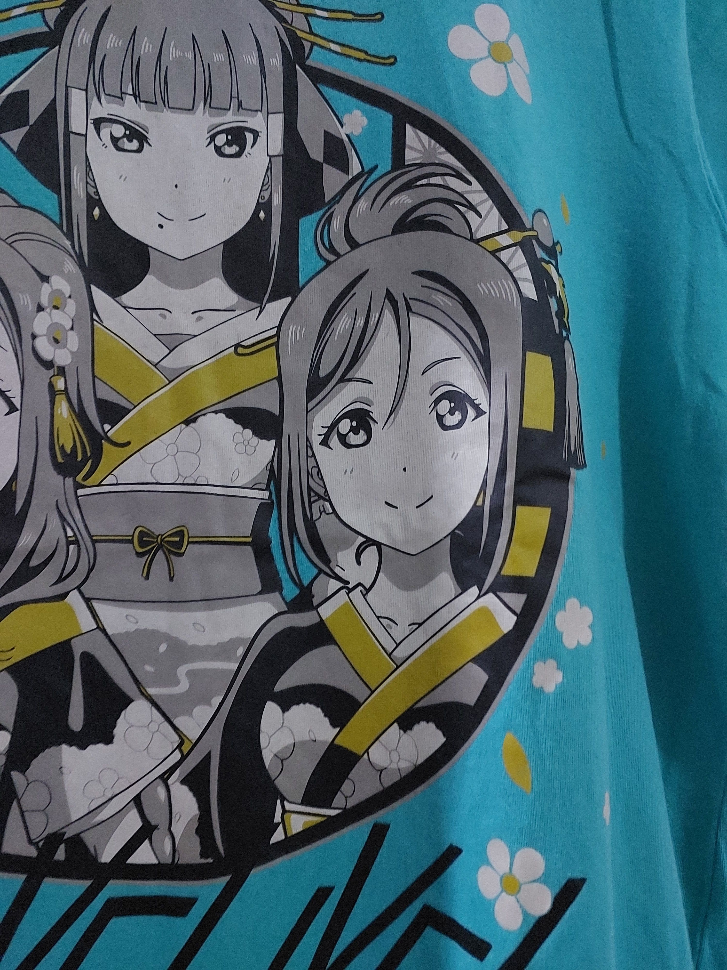 Anime × Cartoon Network × Japanese Brand LOVE LIVE SUNSHINE ANIME T-SHIRT Size US M / EU 48-50 / 2 - 6 Thumbnail