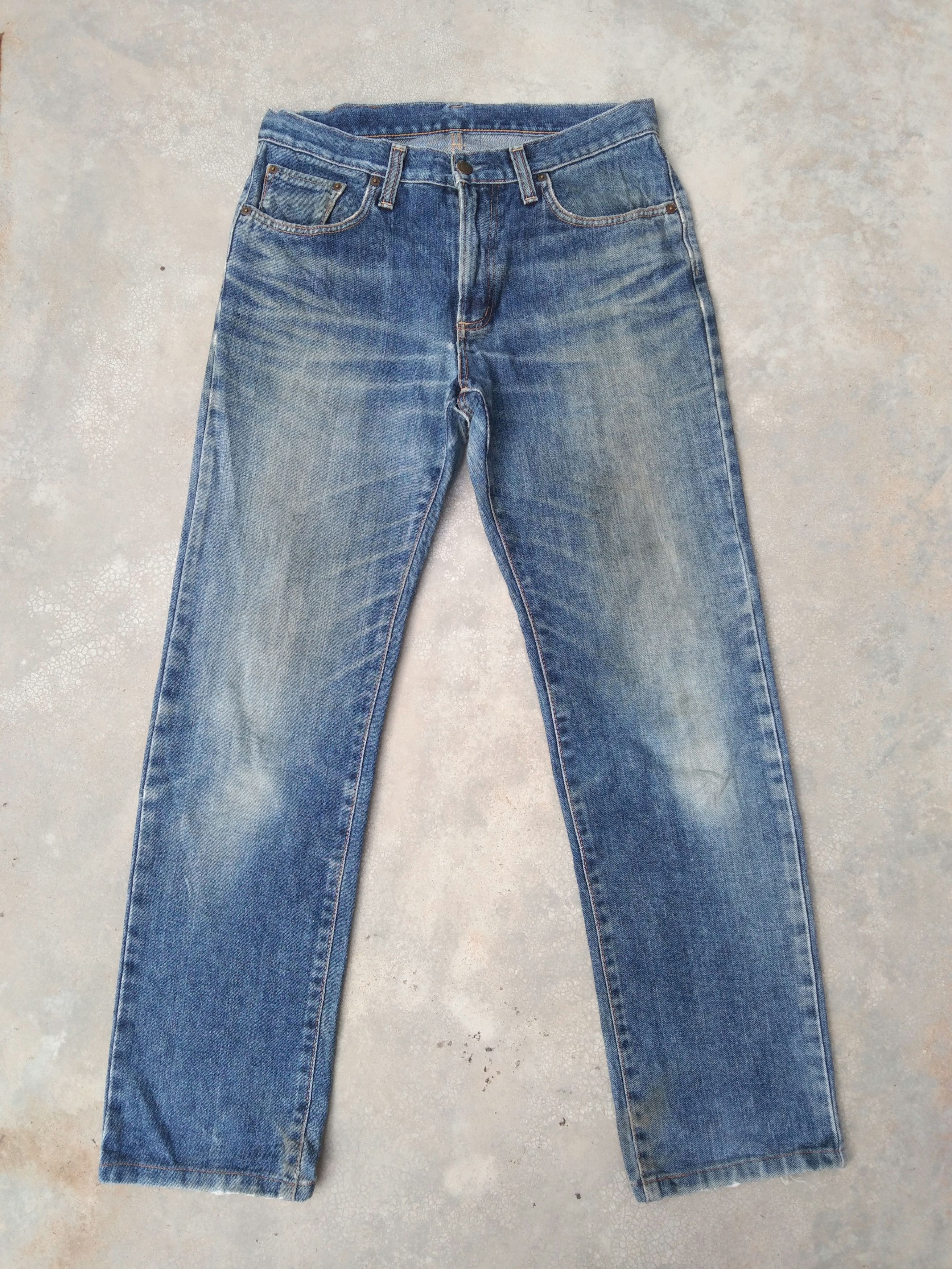 image of Vintage Edwin Distressed Jeans 32X31 in Blue, Men's
