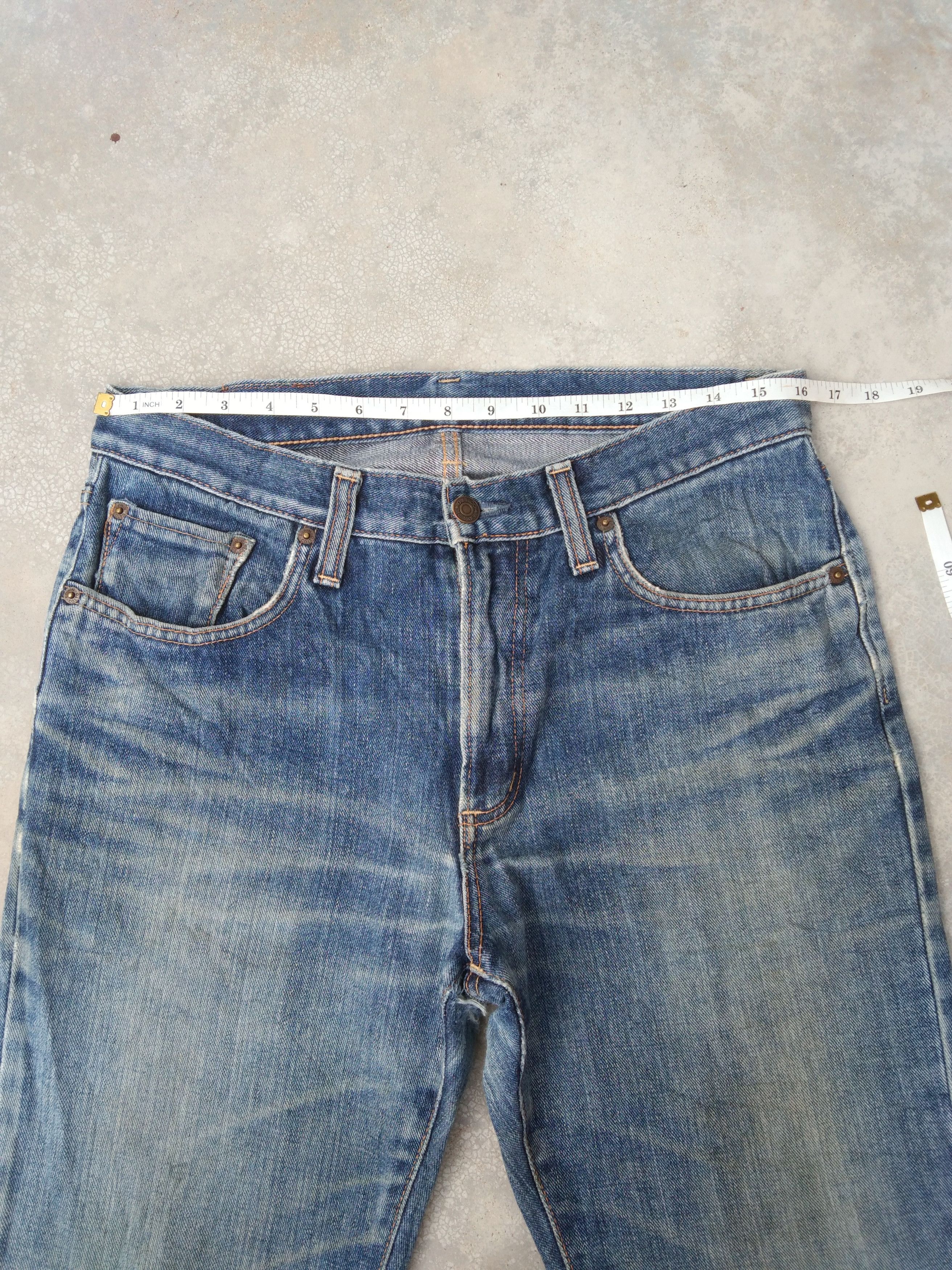 Japanese Brand × Jean × Vintage Vintage Japanese Edwin Distressed Jeans 32x31 Size US 32 / EU 48 - 6 Thumbnail