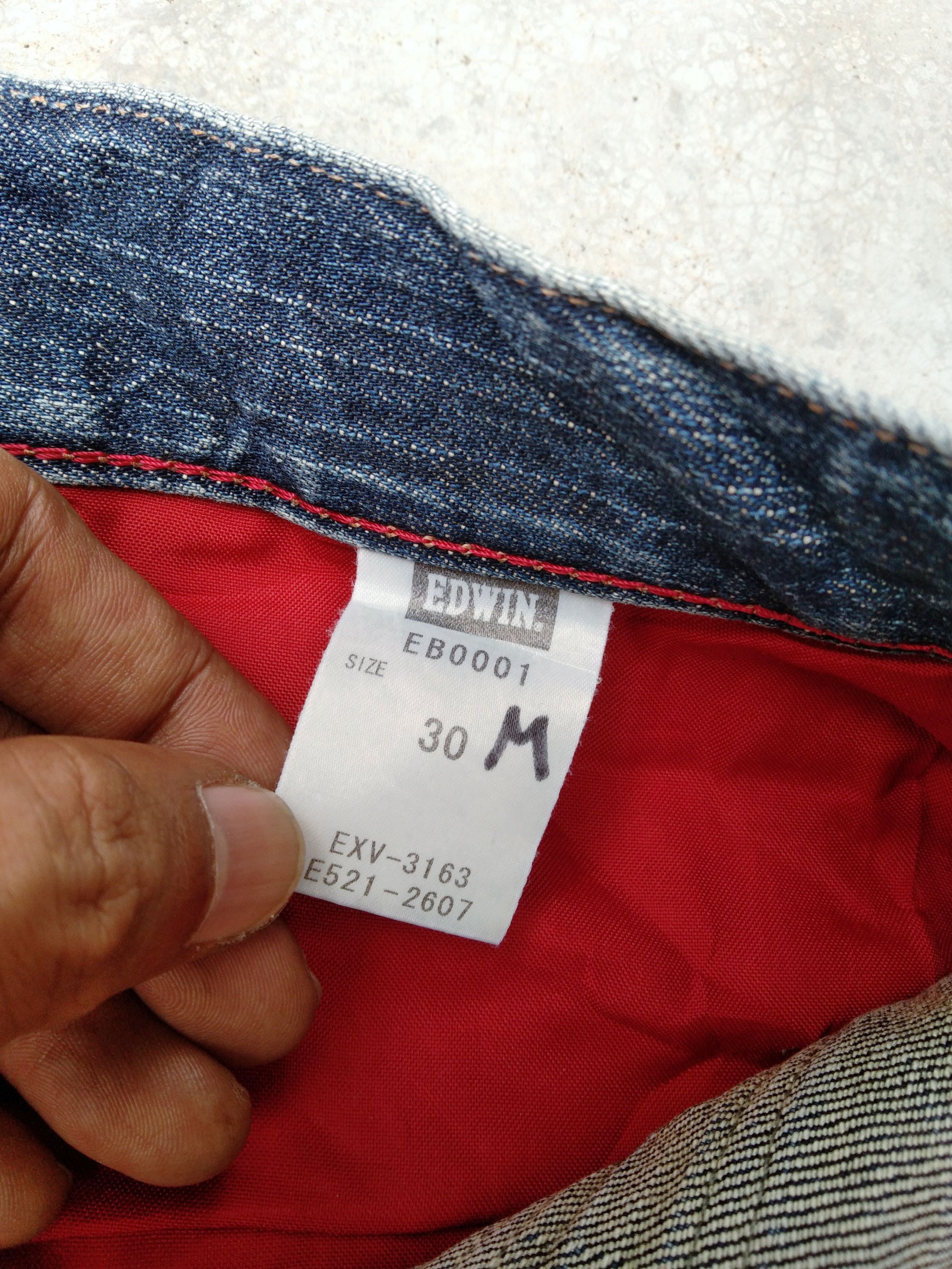 Japanese Brand Vintage Japanese Edwin Distressed Jeans 30x33 Size US 30 / EU 46 - 9 Thumbnail