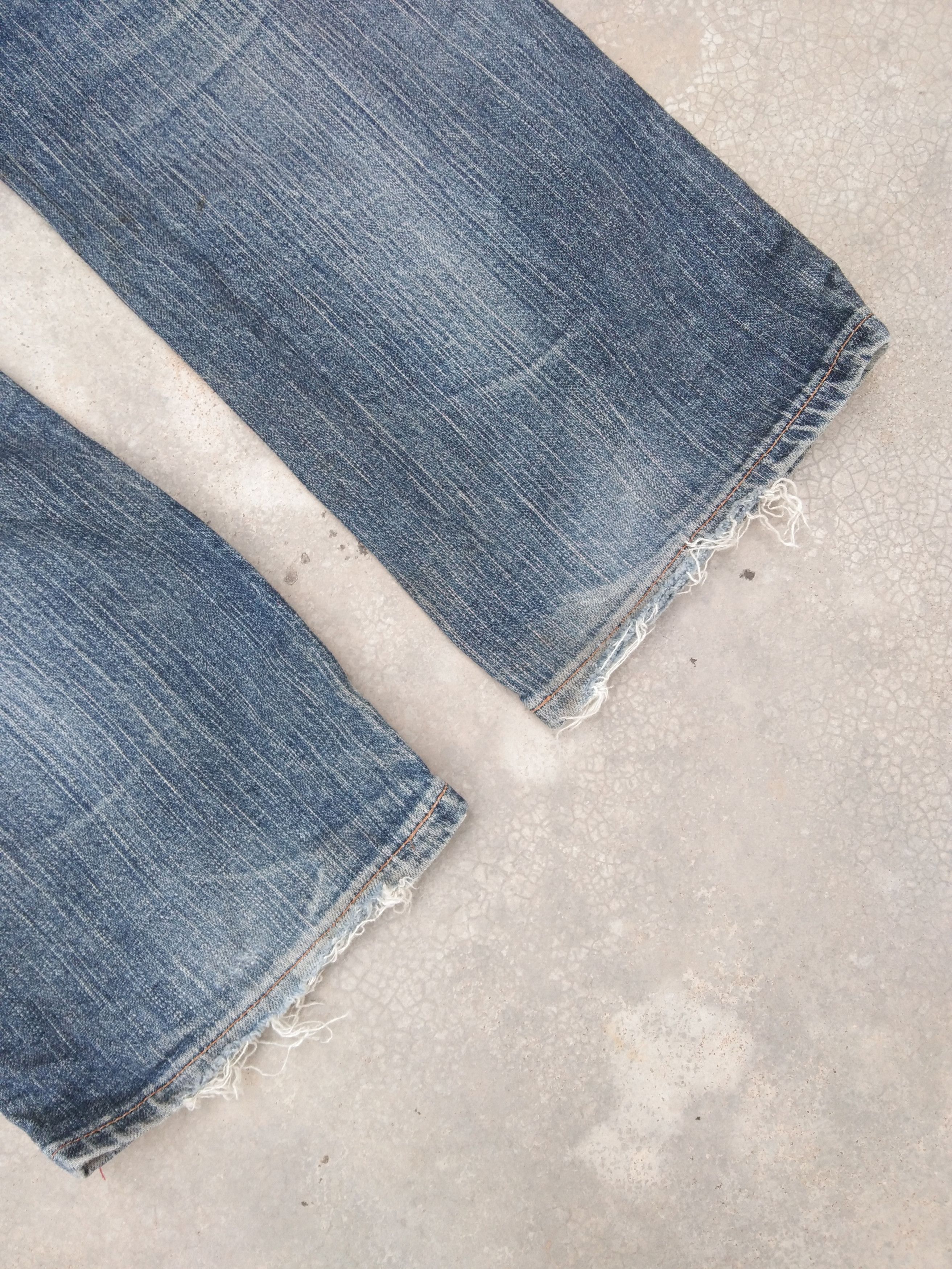 Japanese Brand Vintage Japanese Edwin Distressed Jeans 30x33 Size US 30 / EU 46 - 5 Thumbnail