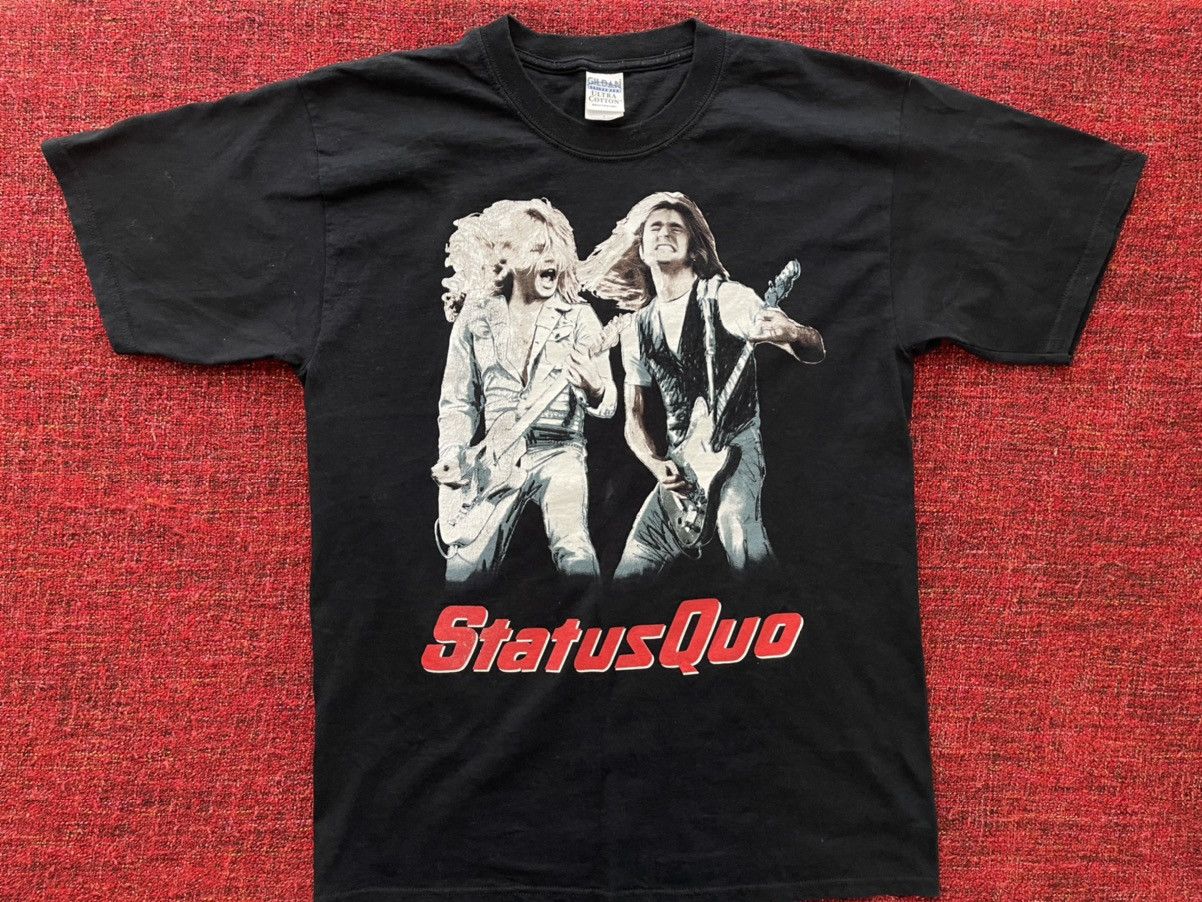 Band Tees × Vintage Status Quo vintage Y2K world tour 2004 t-shirt Size US L / EU 52-54 / 3 - 1 Thumbnail