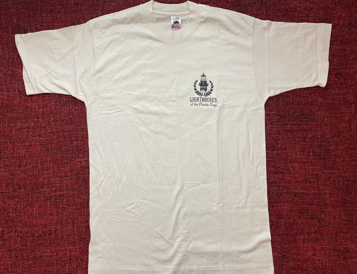 Vintage Lighthouses of the Florida Keys 1996 vtg t-shirt Size US L / EU 52-54 / 3 - 2 Thumbnail