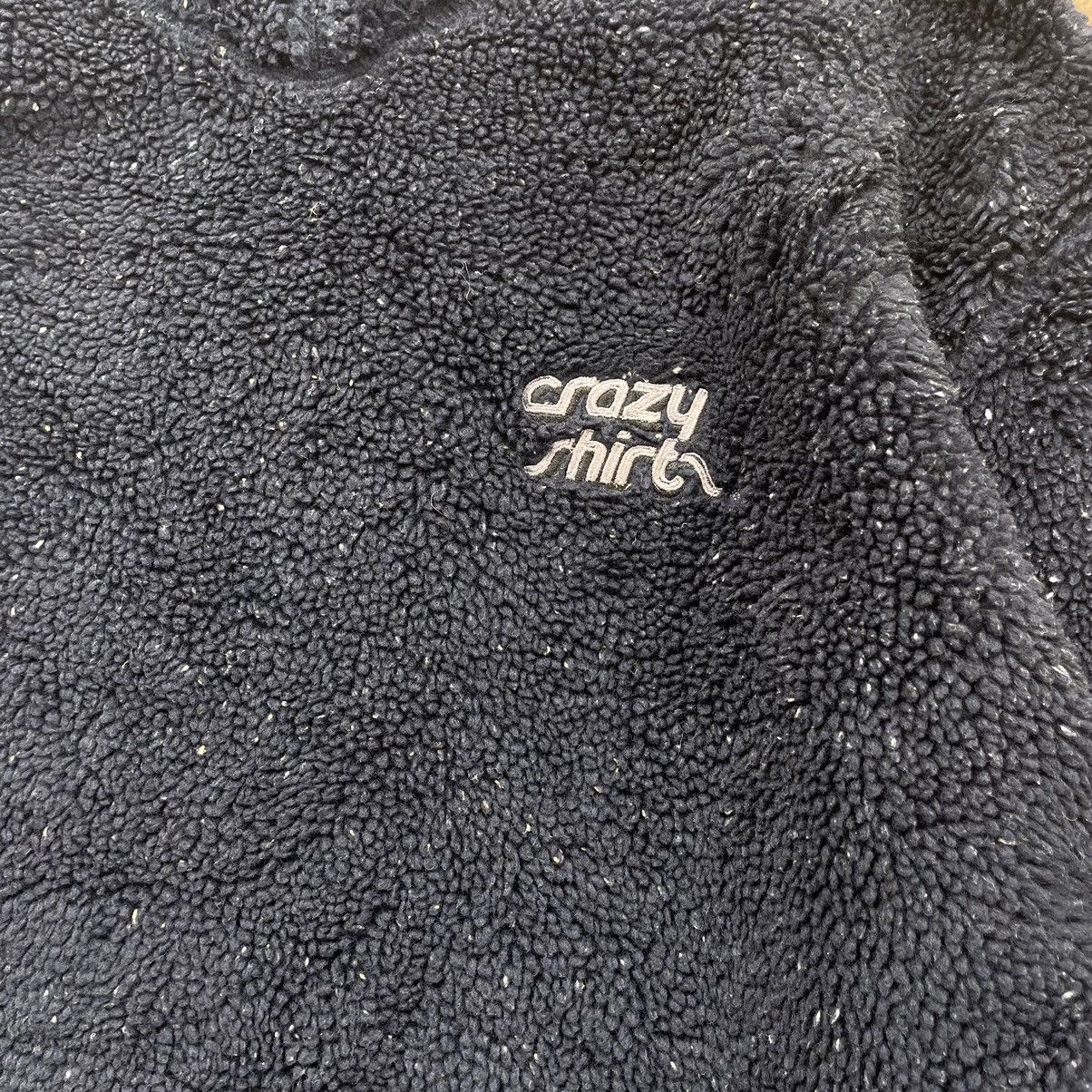 Vintage 🔥90s CRAZY SHIRT FLEECE DEEP PILE SWEATSHIRT Size US S / EU 44-46 / 1 - 5 Thumbnail