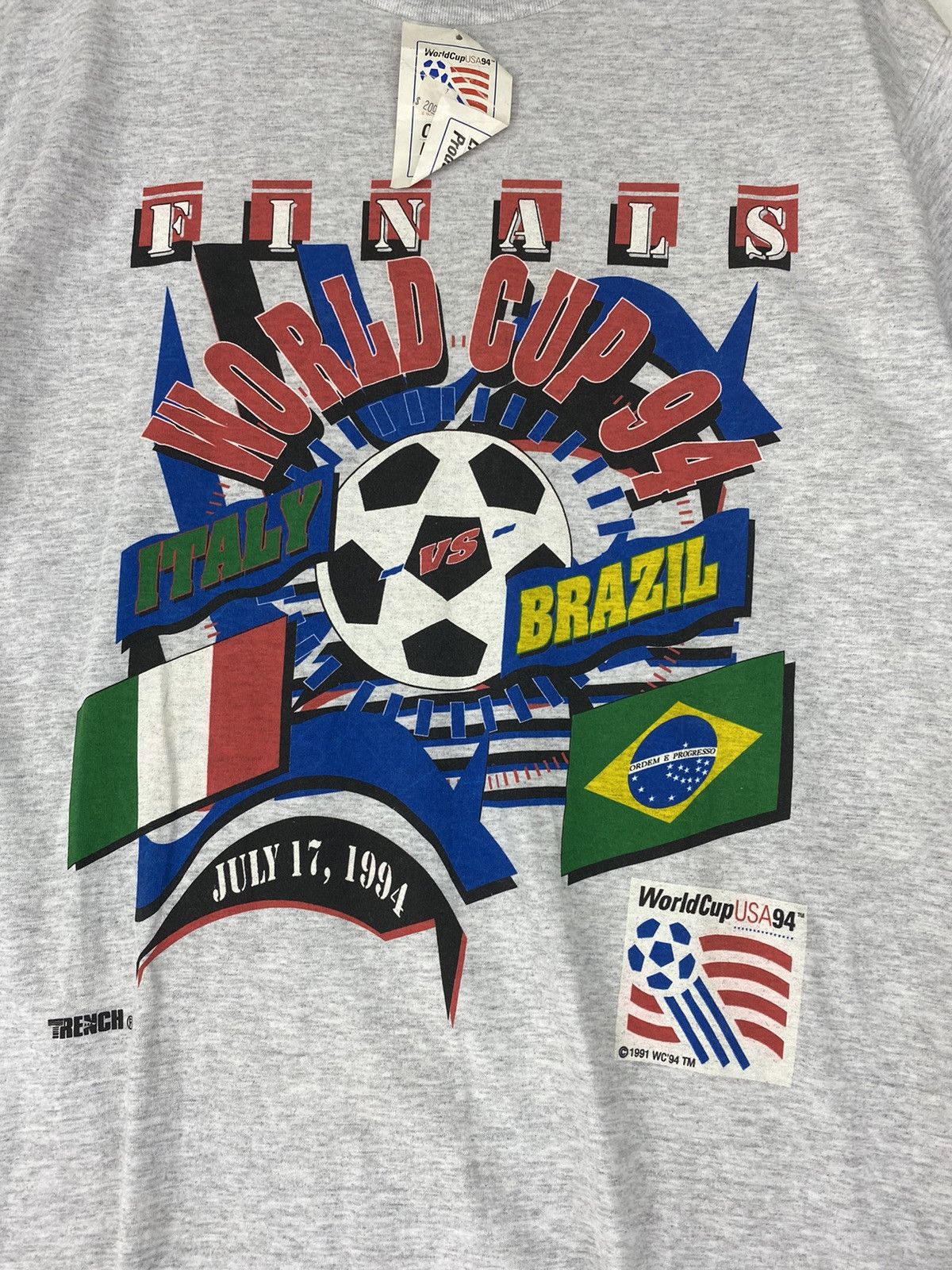 Vintage Vintage rare Fifa World Cup 1994 Italy Brasil final Size US XL / EU 56 / 4 - 3 Thumbnail