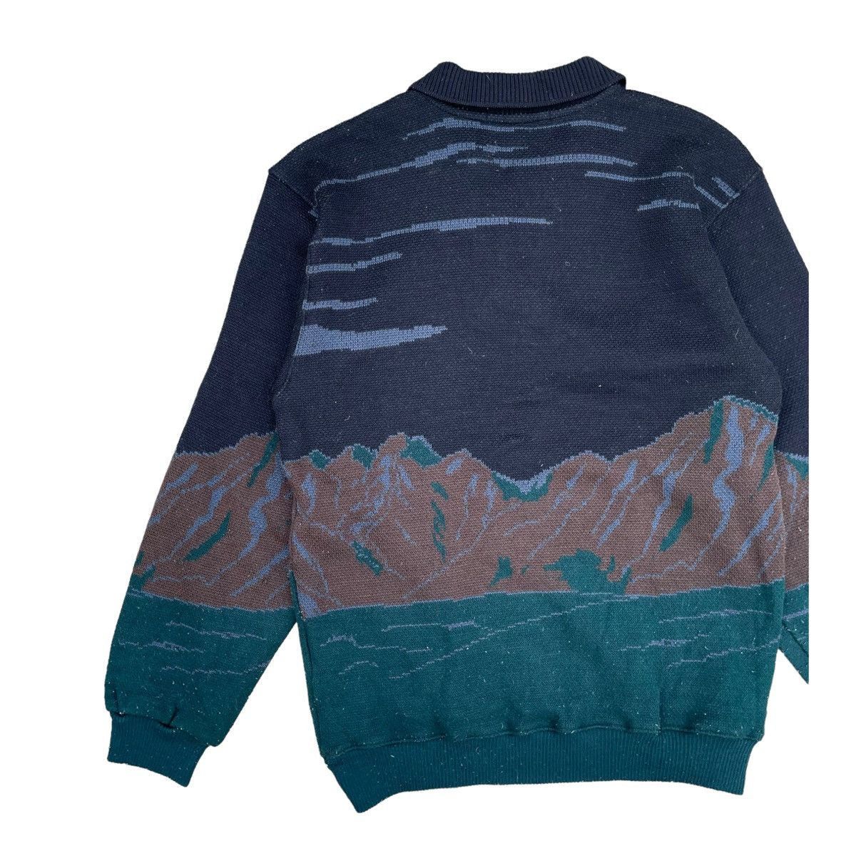 Japanese Brand × Sporty & Rich × Vintage 💥 JAPANESE SEAGLEN FULLPRINT LONGSLEEVE SWEATSHIRT Size US M / EU 48-50 / 2 - 9 Thumbnail