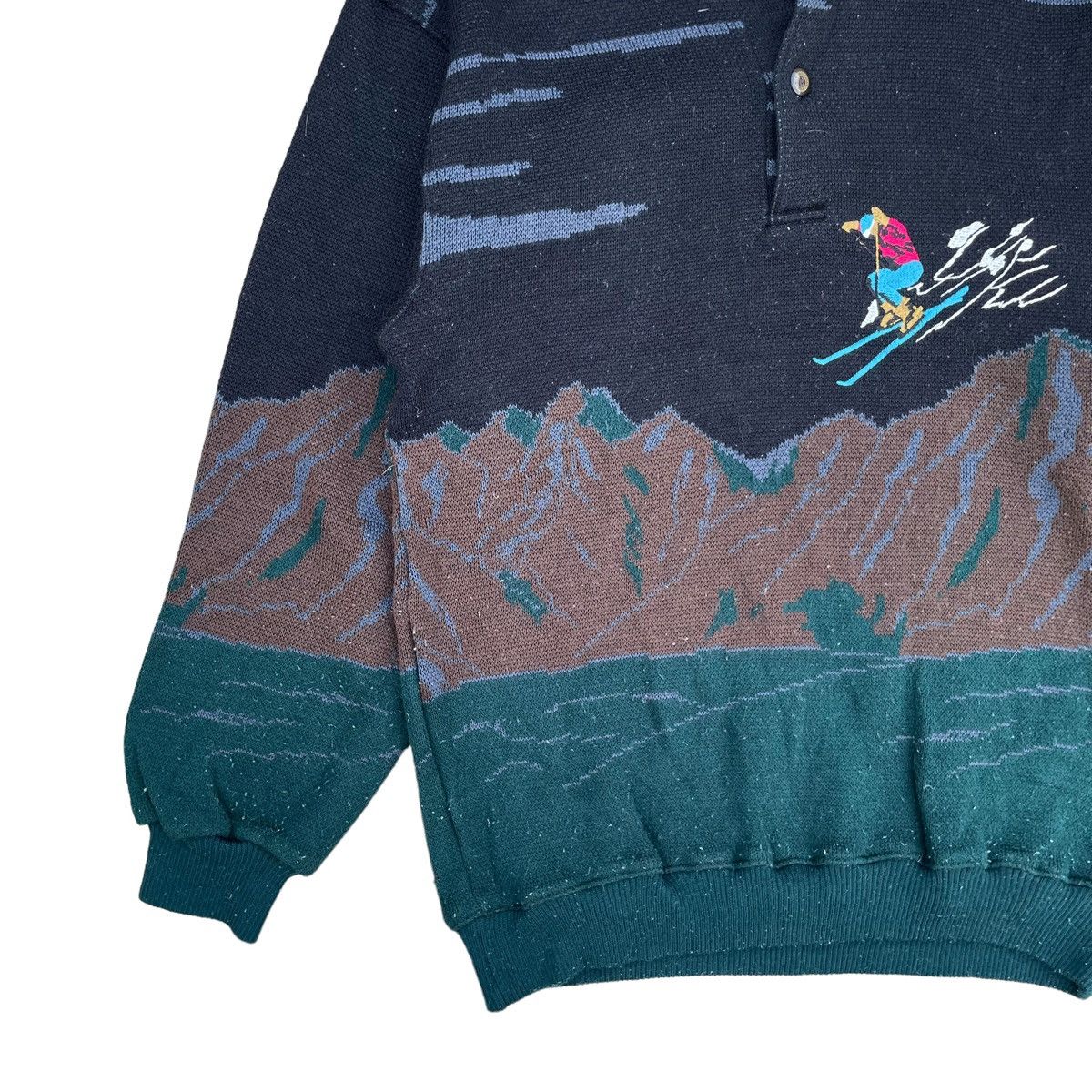 Japanese Brand × Sporty & Rich × Vintage 💥 JAPANESE SEAGLEN FULLPRINT LONGSLEEVE SWEATSHIRT Size US M / EU 48-50 / 2 - 5 Thumbnail