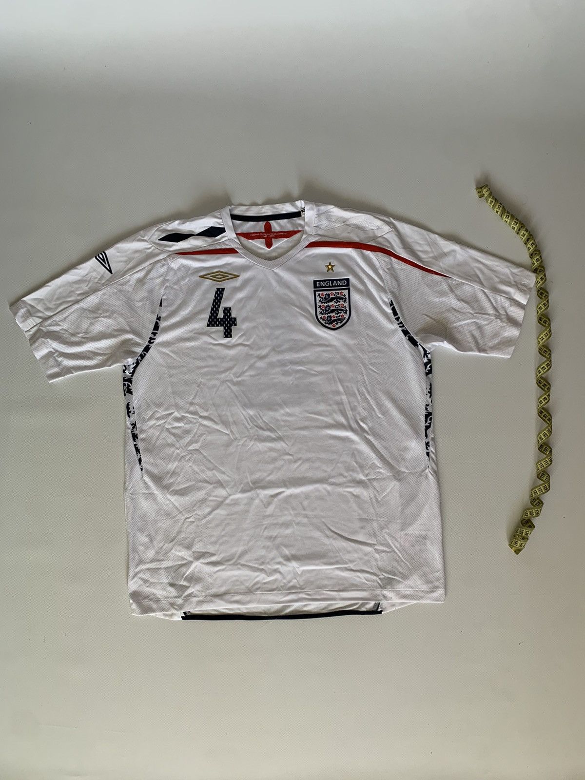 ENGLAND 2007 HOME FOOTBALL SHIRT JERSEY Soccer Retro GERRARD