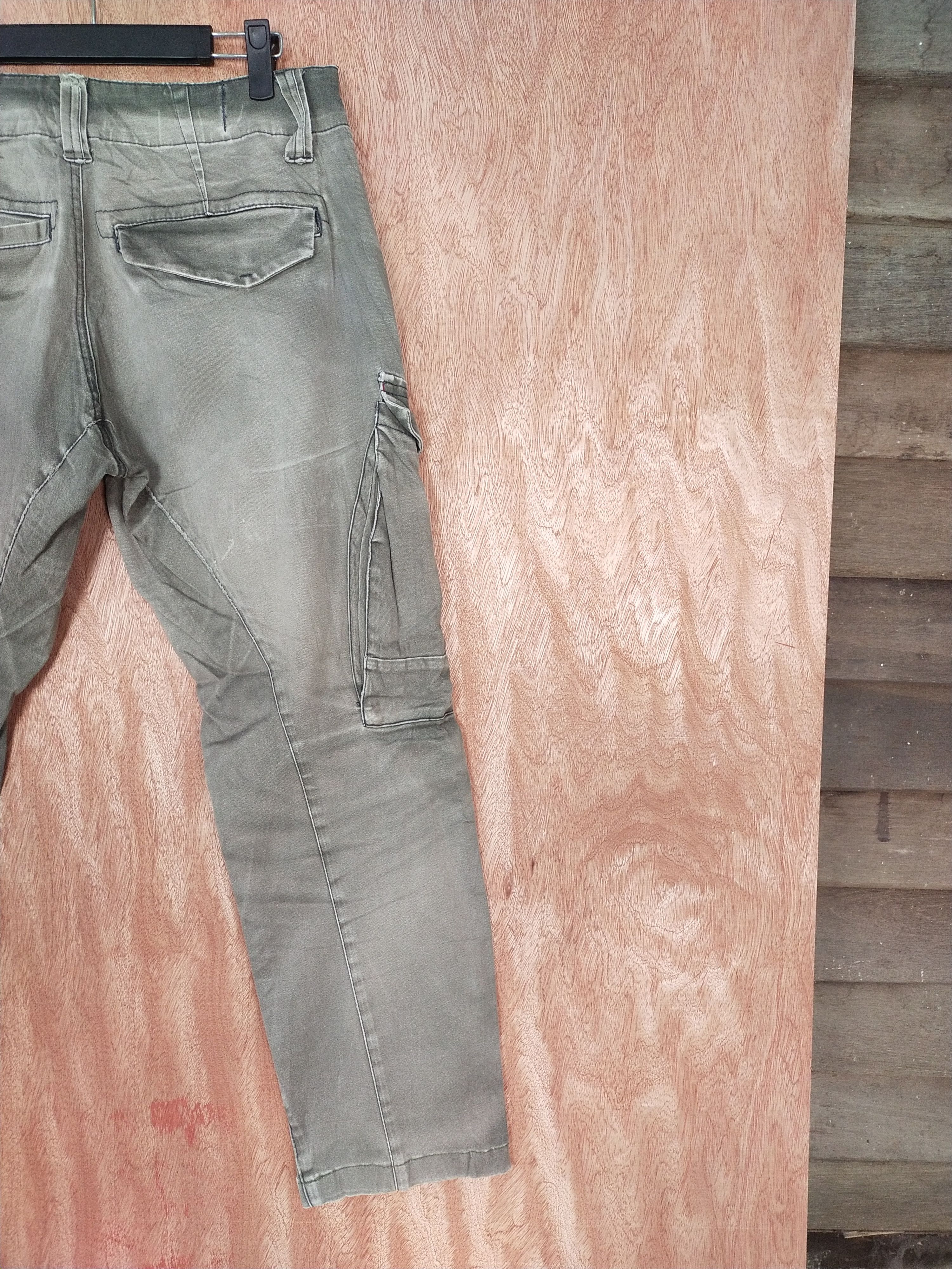 Japanese Brand Genba Clotches thrased distressed faded cargo pants #S132 Size US 31 - 11 Thumbnail