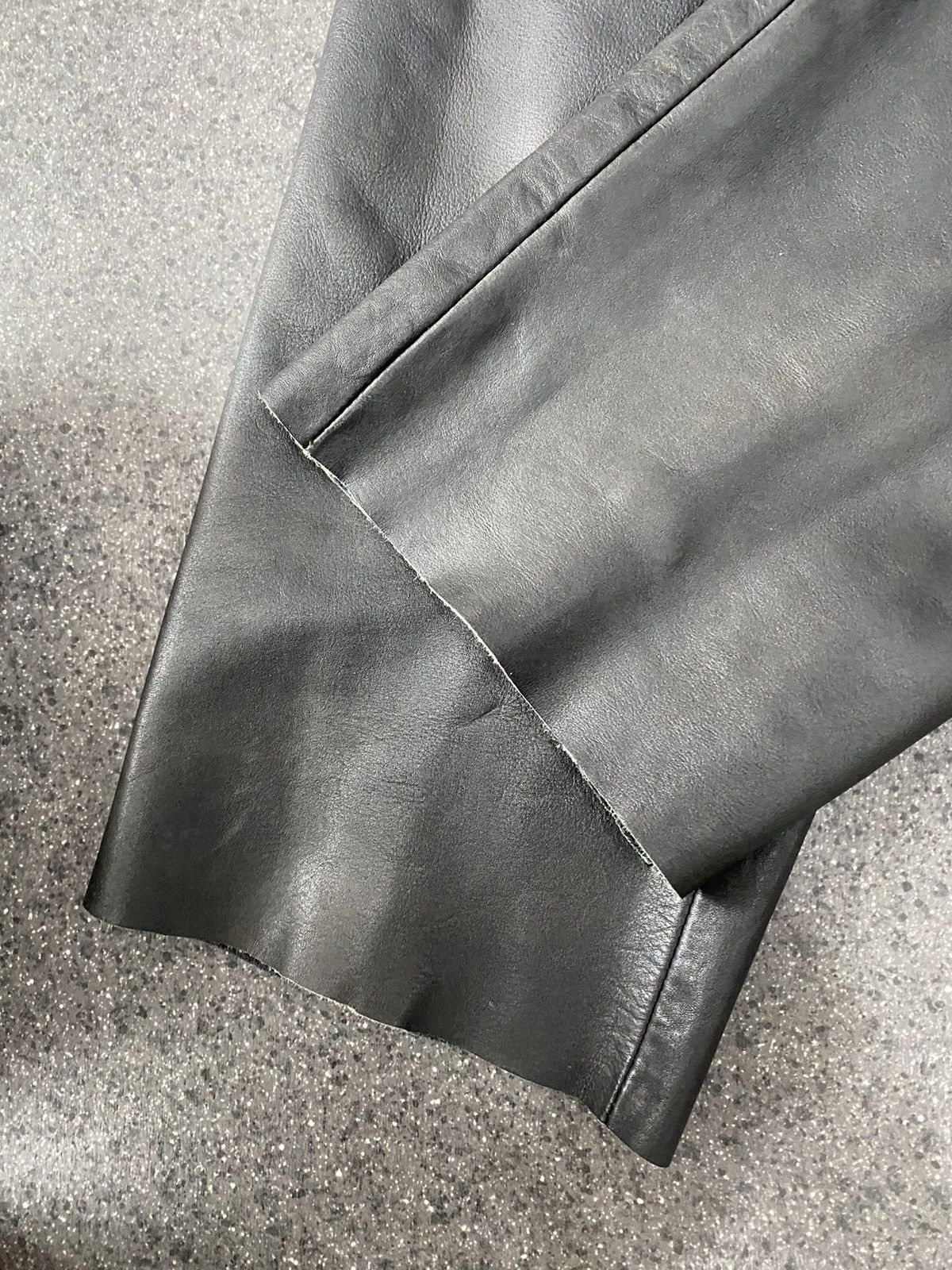 Japanese Brand Vintage Leather Over Size Pants Size US 36 / EU 52 - 6 Thumbnail