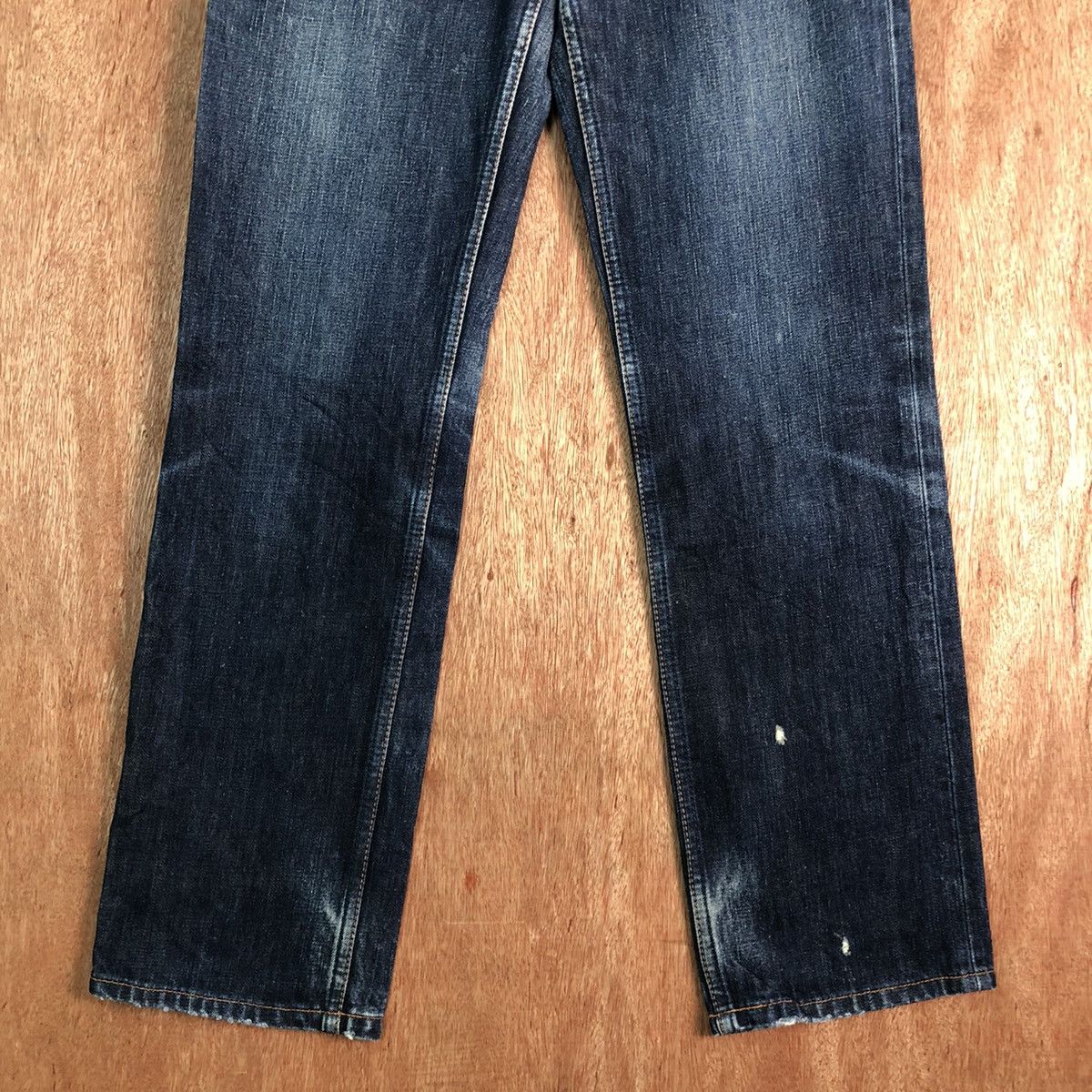Levi's DLL Classic Levi's Blue distressed Denim jeans Pants #c147 Size US 28 / EU 44 - 3 Thumbnail