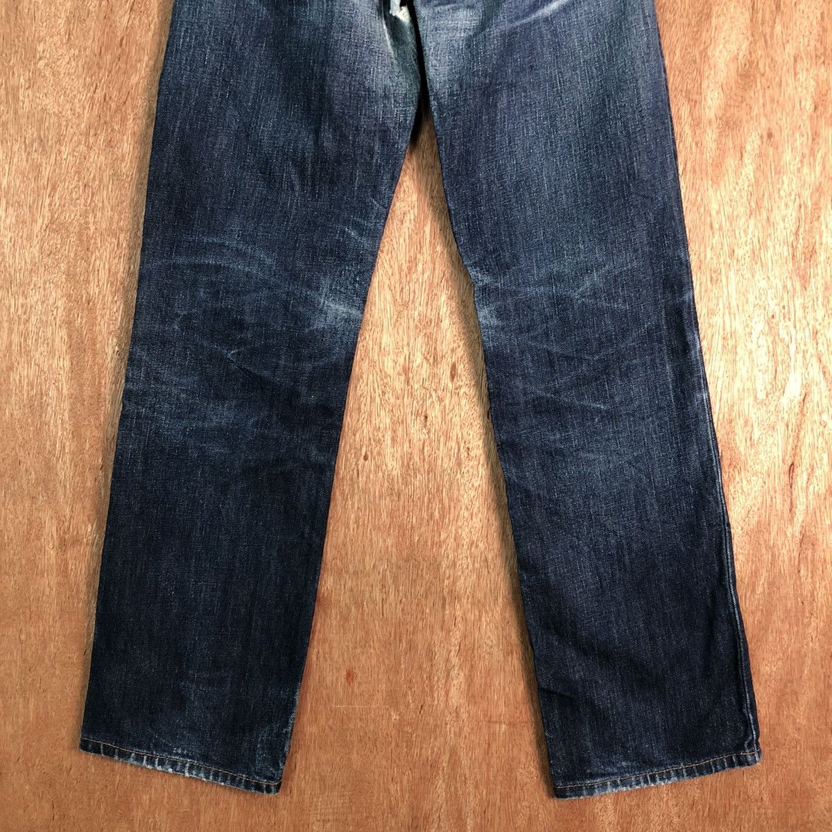 Levi's DLL Classic Levi's Blue distressed Denim jeans Pants #c147 Size US 28 / EU 44 - 8 Thumbnail