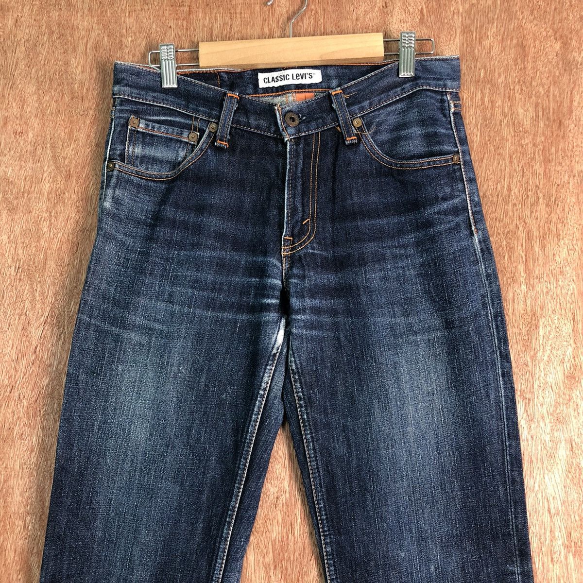 Levi's DLL Classic Levi's Blue distressed Denim jeans Pants #c147 Size US 28 / EU 44 - 2 Thumbnail