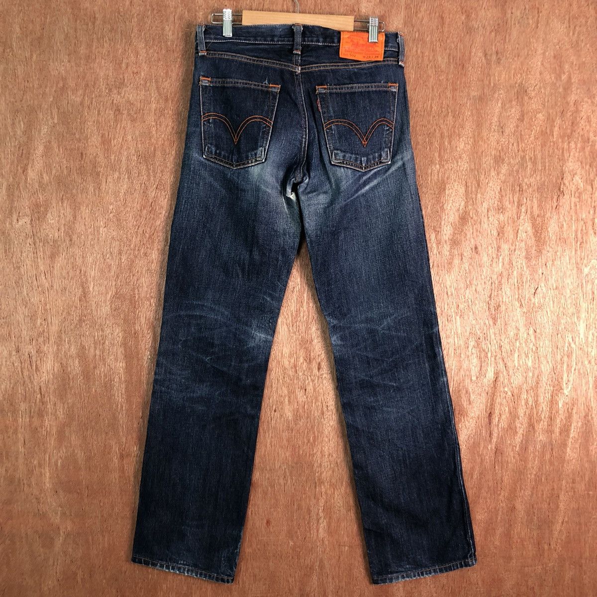 Levi's DLL Classic Levi's Blue distressed Denim jeans Pants #c147 Size US 28 / EU 44 - 6 Thumbnail