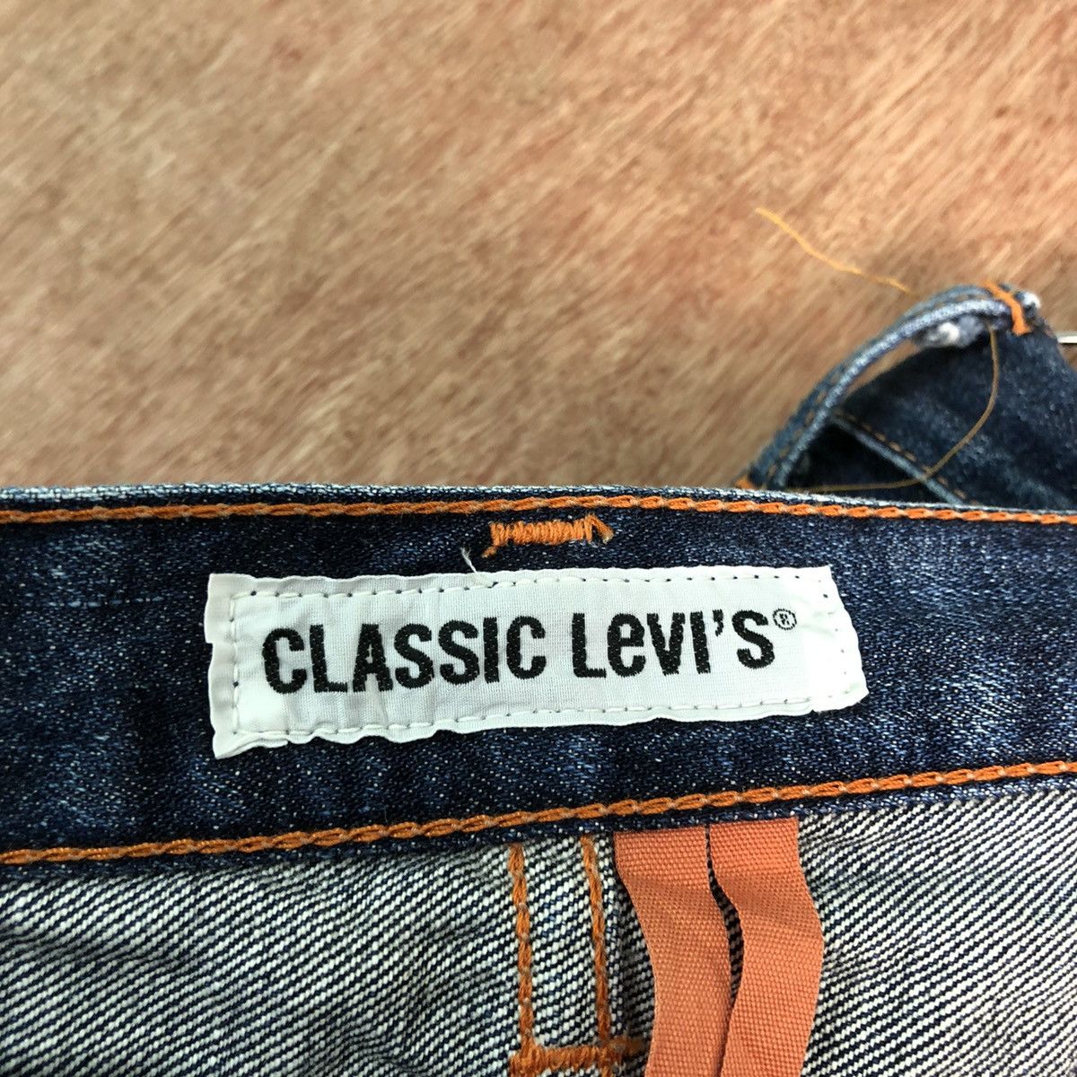 Levi's DLL Classic Levi's Blue distressed Denim jeans Pants #c147 Size US 28 / EU 44 - 12 Thumbnail