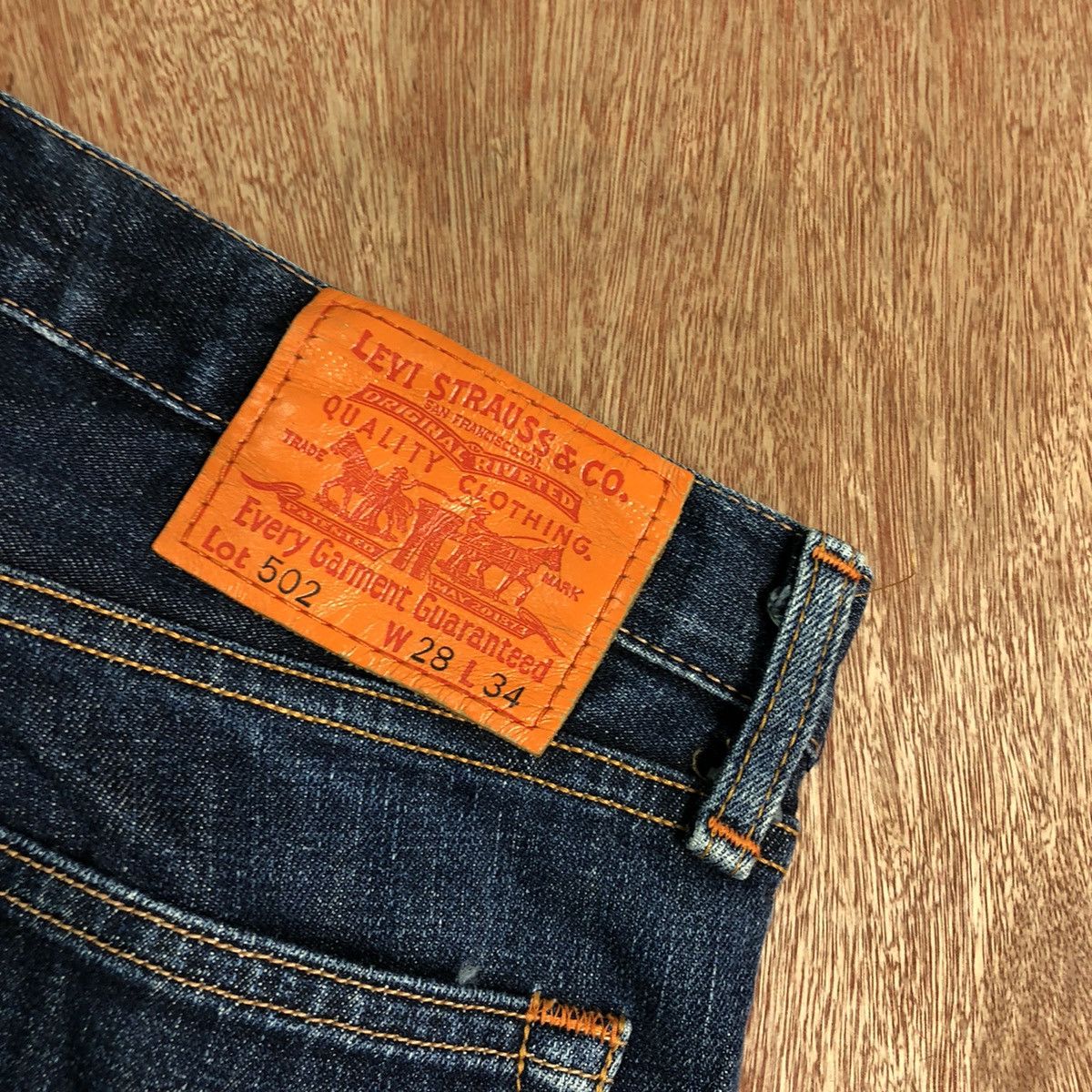 Levi's DLL Classic Levi's Blue distressed Denim jeans Pants #c147 Size US 28 / EU 44 - 11 Thumbnail