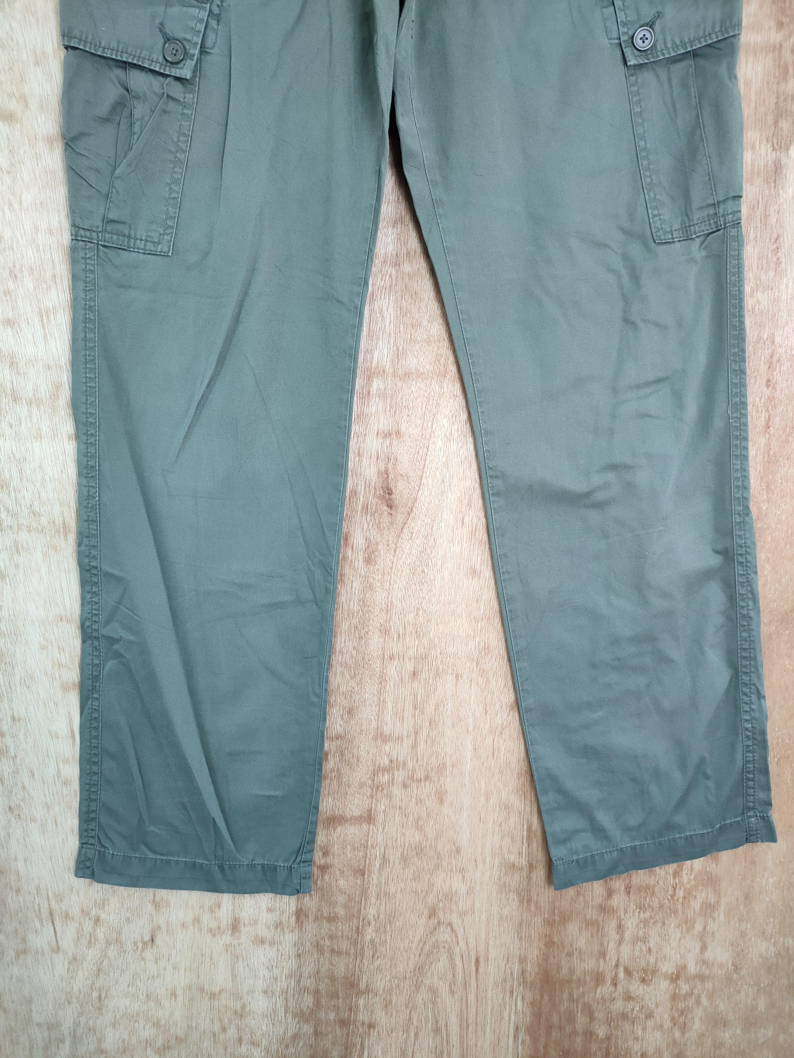 Japanese Brand DL japan green multipocket tactical cargo pants #488 Size US 30 / EU 46 - 2 Thumbnail