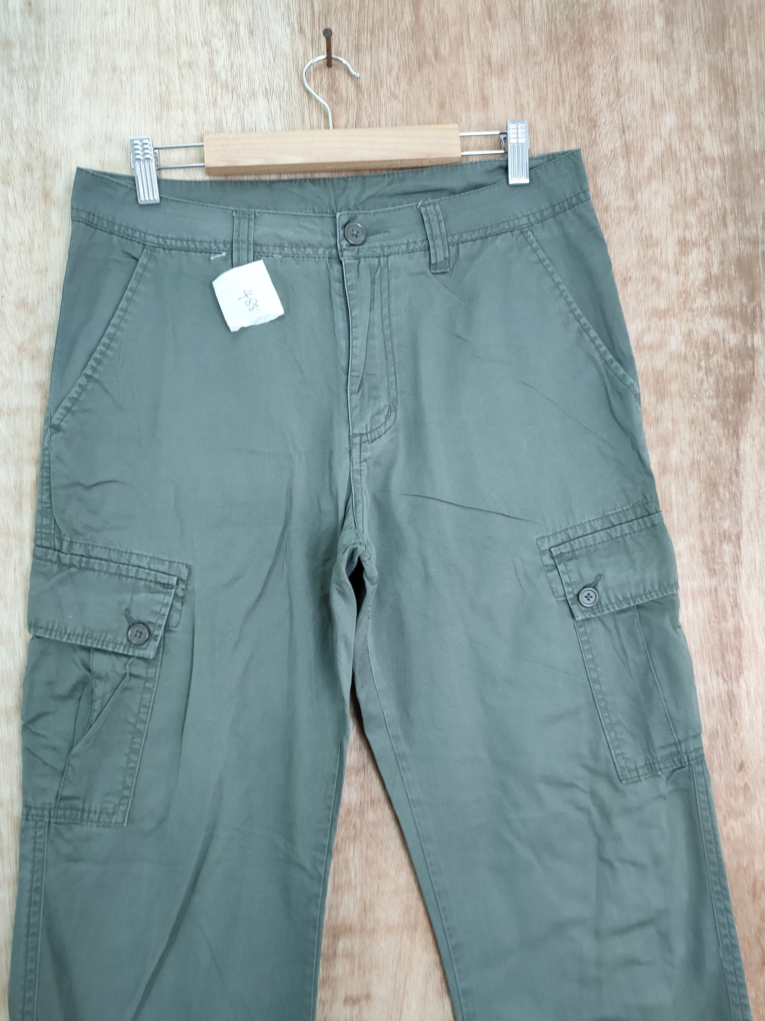 Japanese Brand DL japan green multipocket tactical cargo pants #488 Size US 30 / EU 46 - 3 Thumbnail